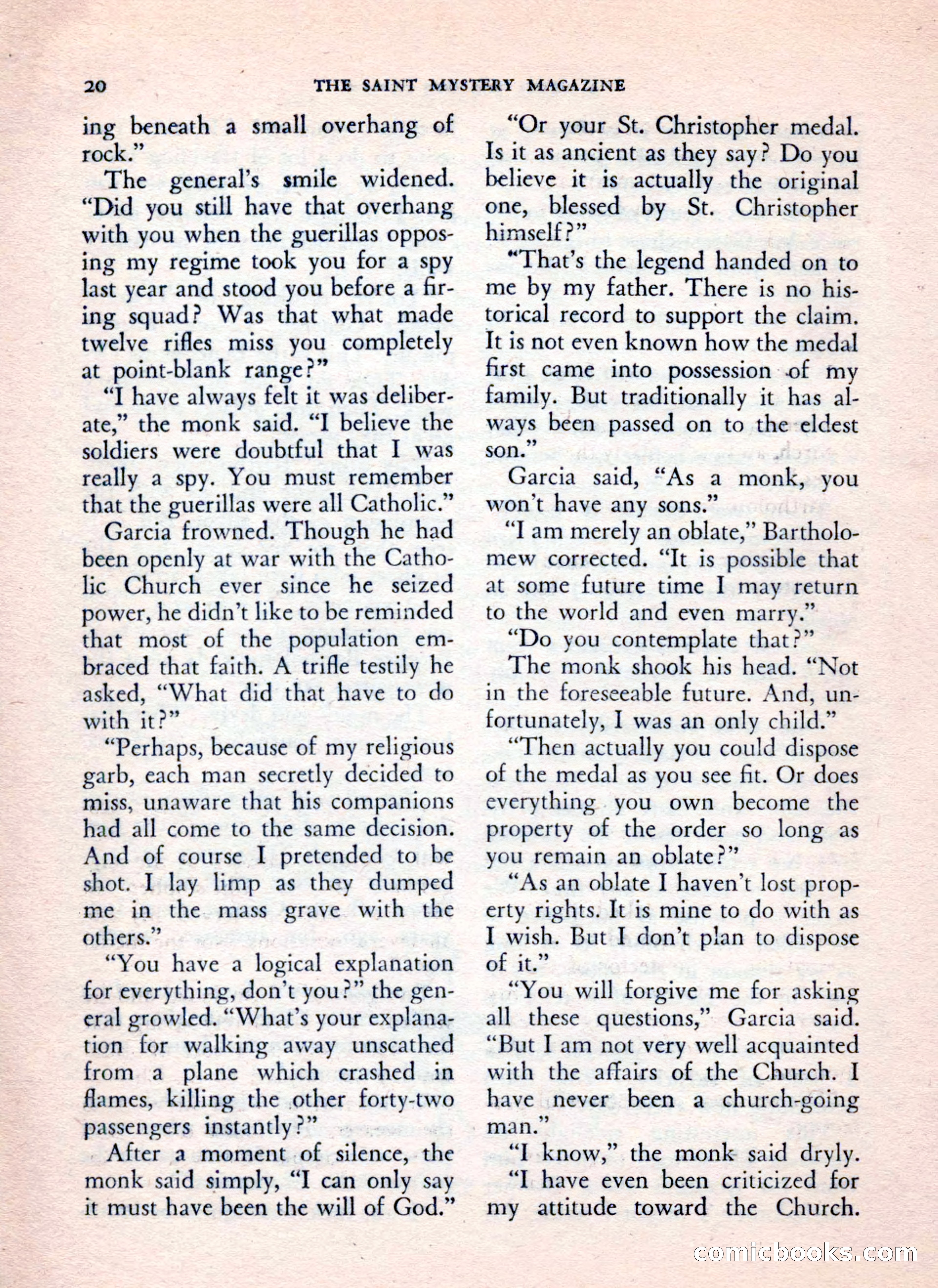 The Saint Mystery Magazine, July 1962 — page 22 of 132