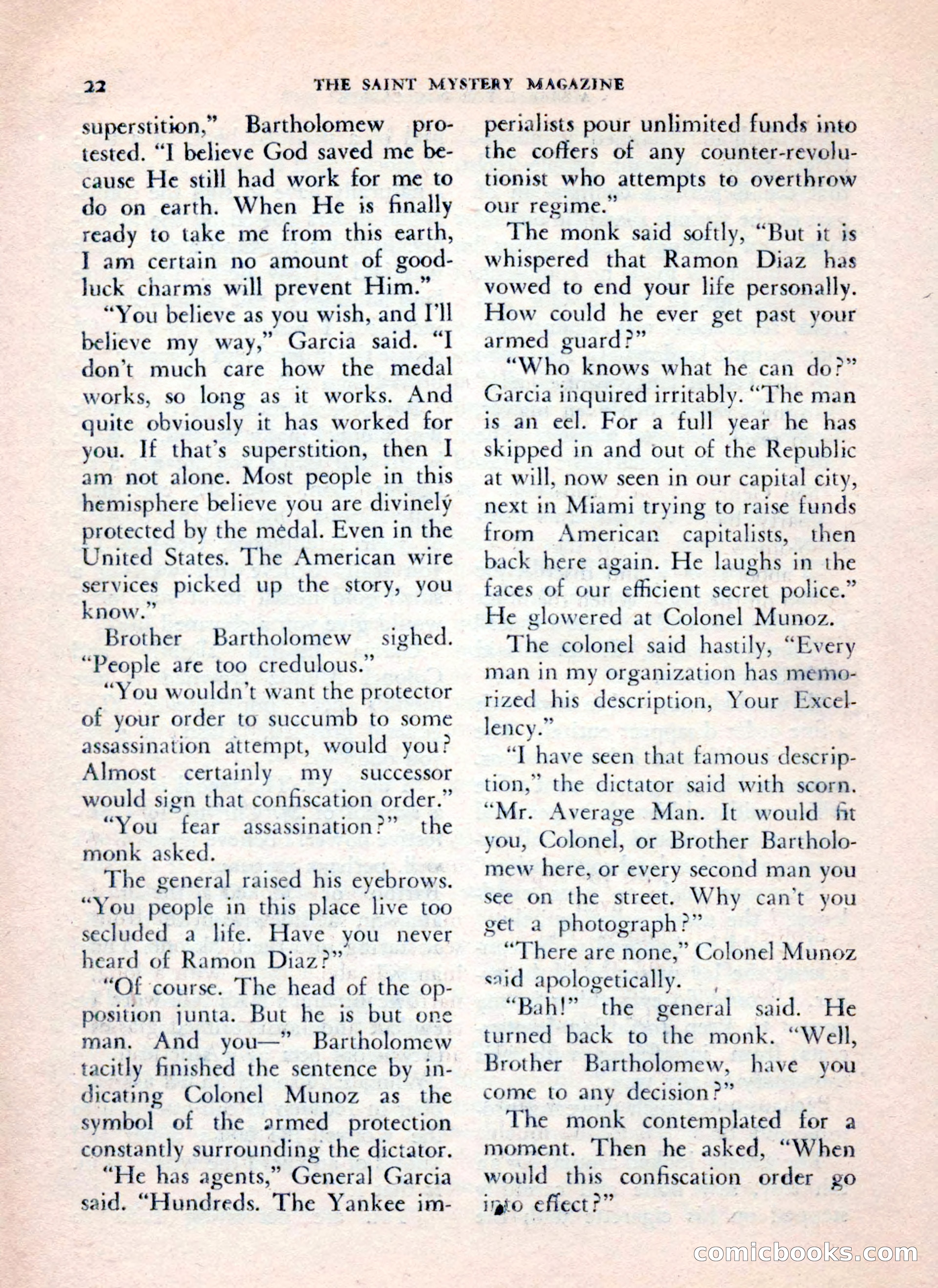 The Saint Mystery Magazine, July 1962 — page 24 of 132