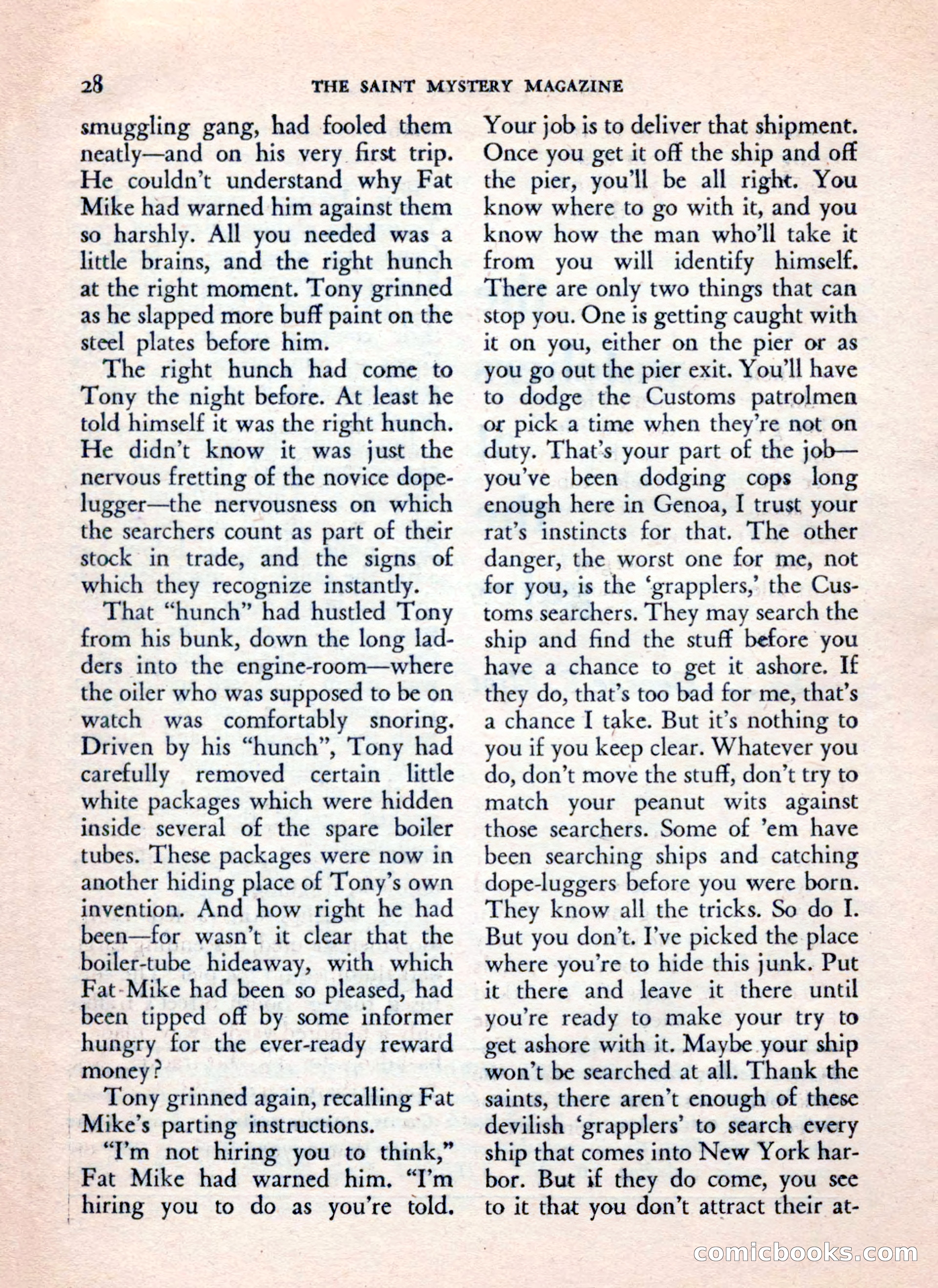 The Saint Mystery Magazine, July 1962 — page 30 of 132