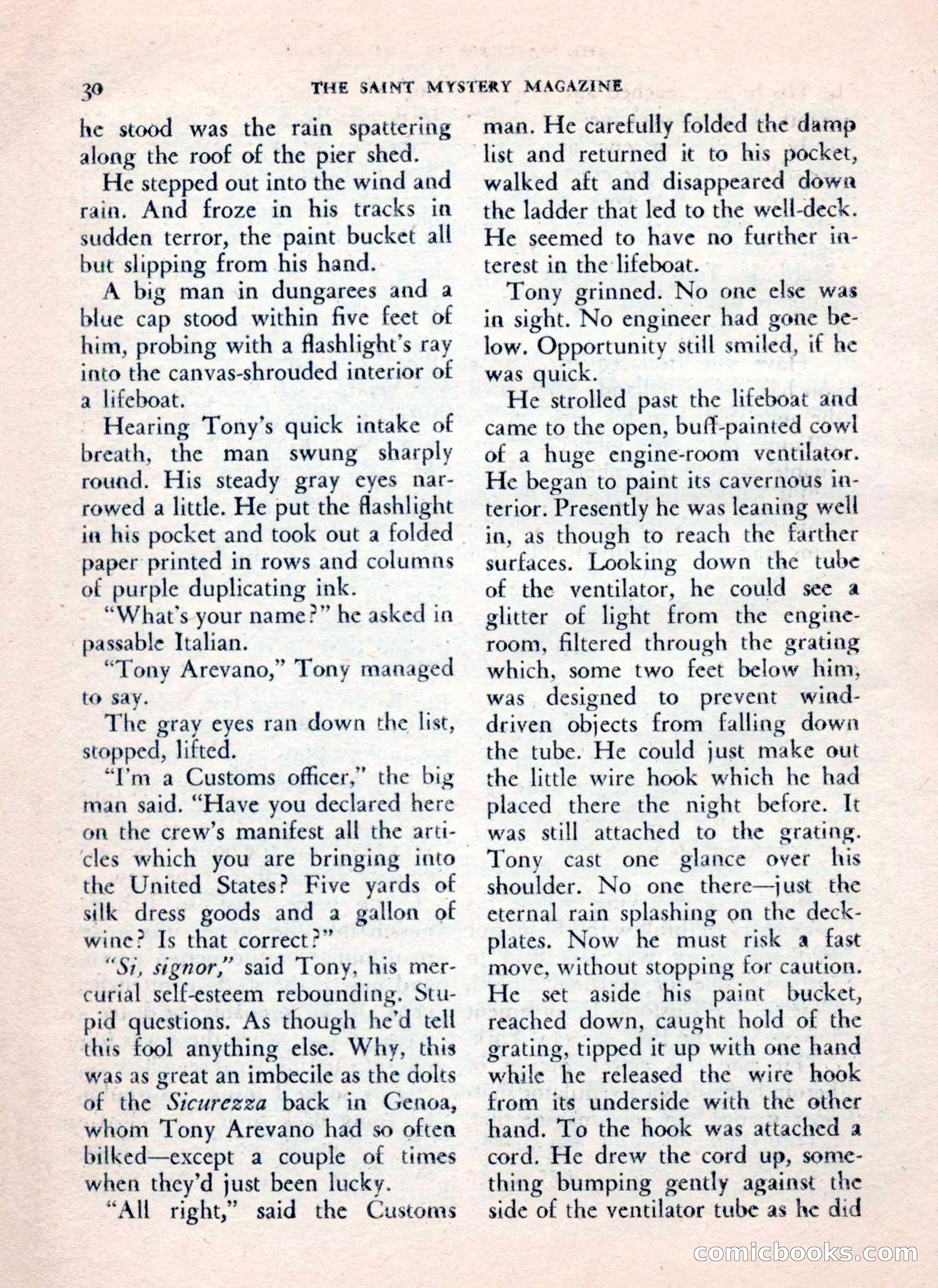The Saint Mystery Magazine, July 1962 — page 32 of 132