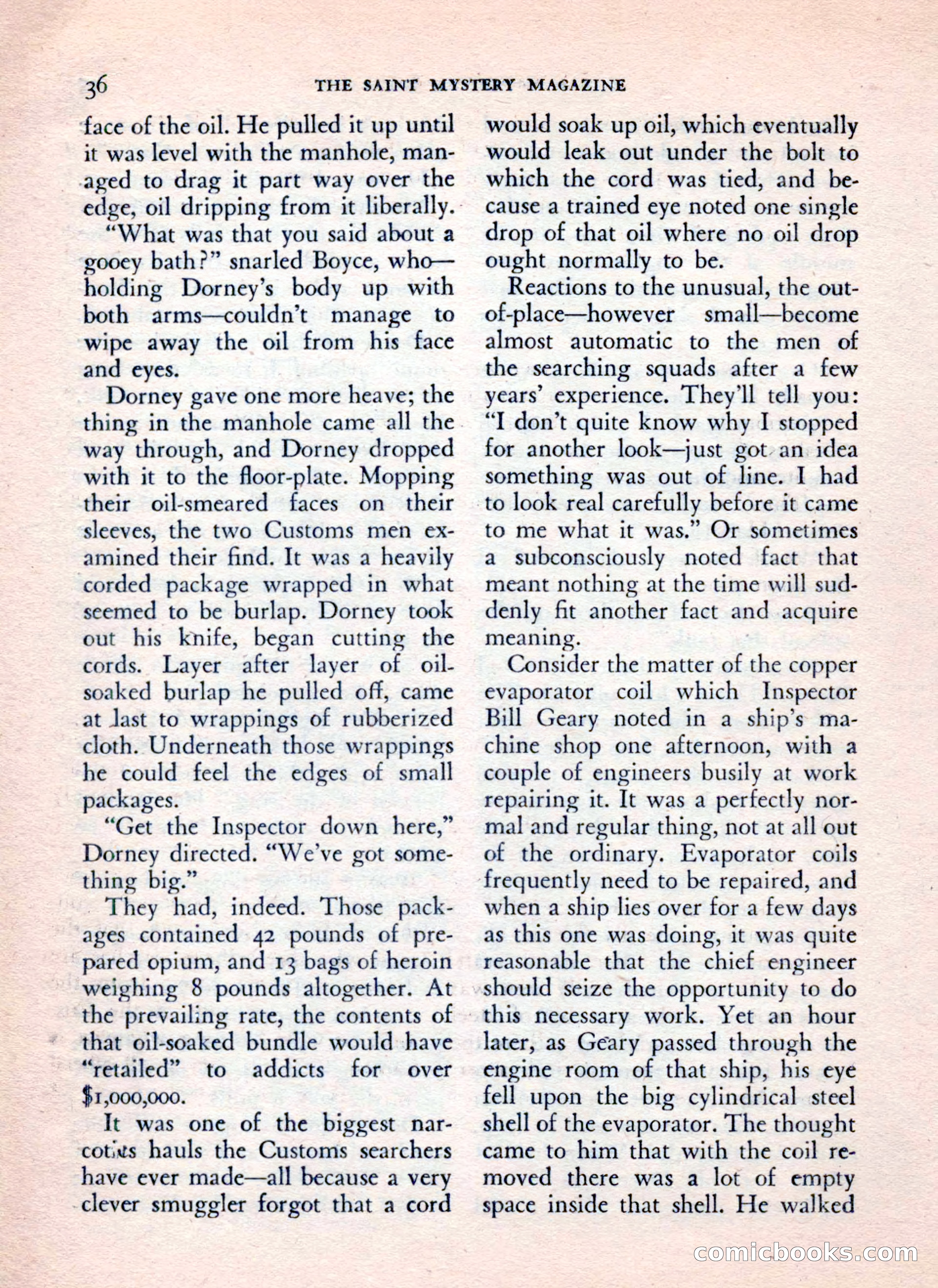 The Saint Mystery Magazine, July 1962 — page 38 of 132