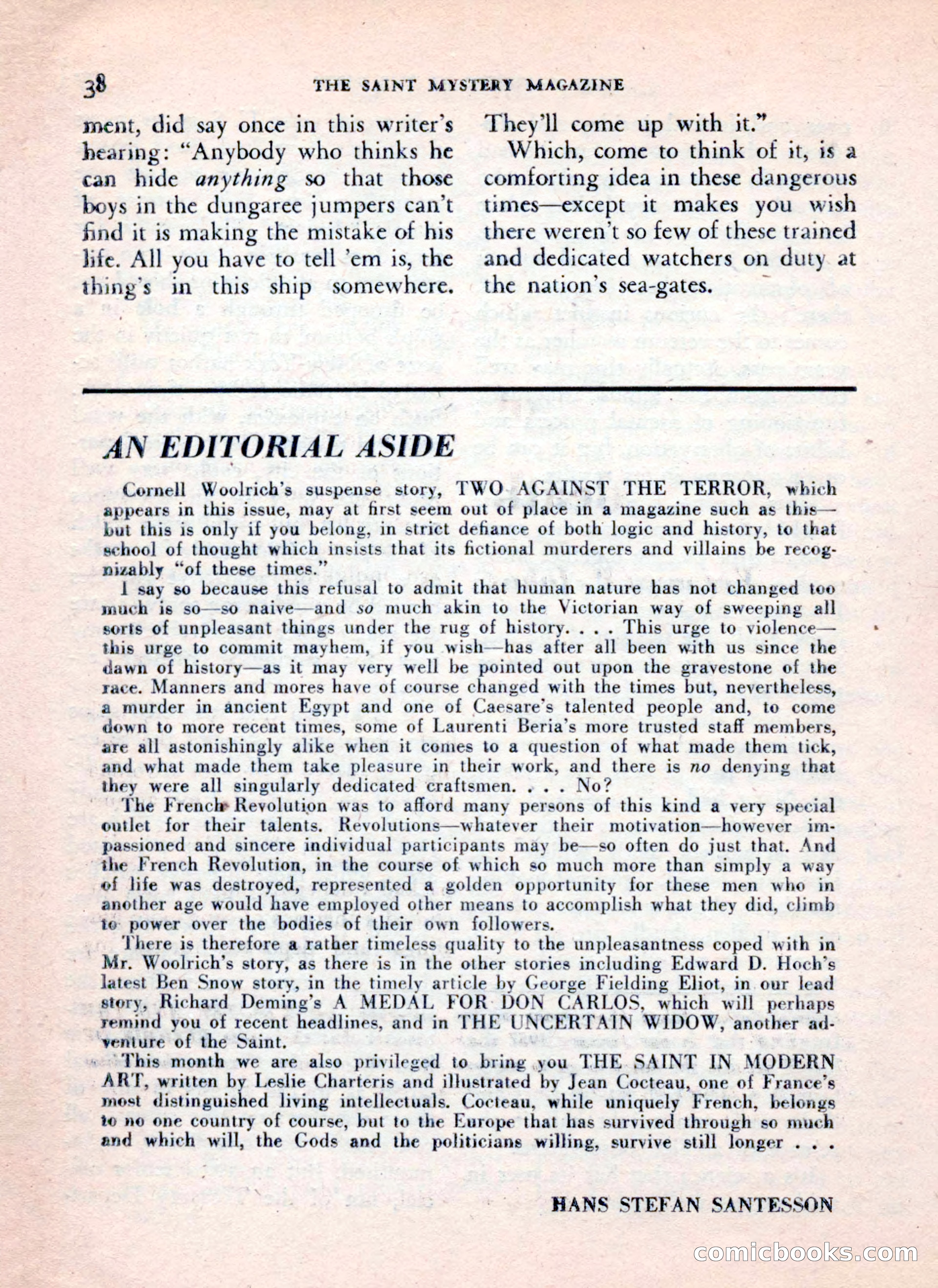 The Saint Mystery Magazine, July 1962 — page 40 of 132