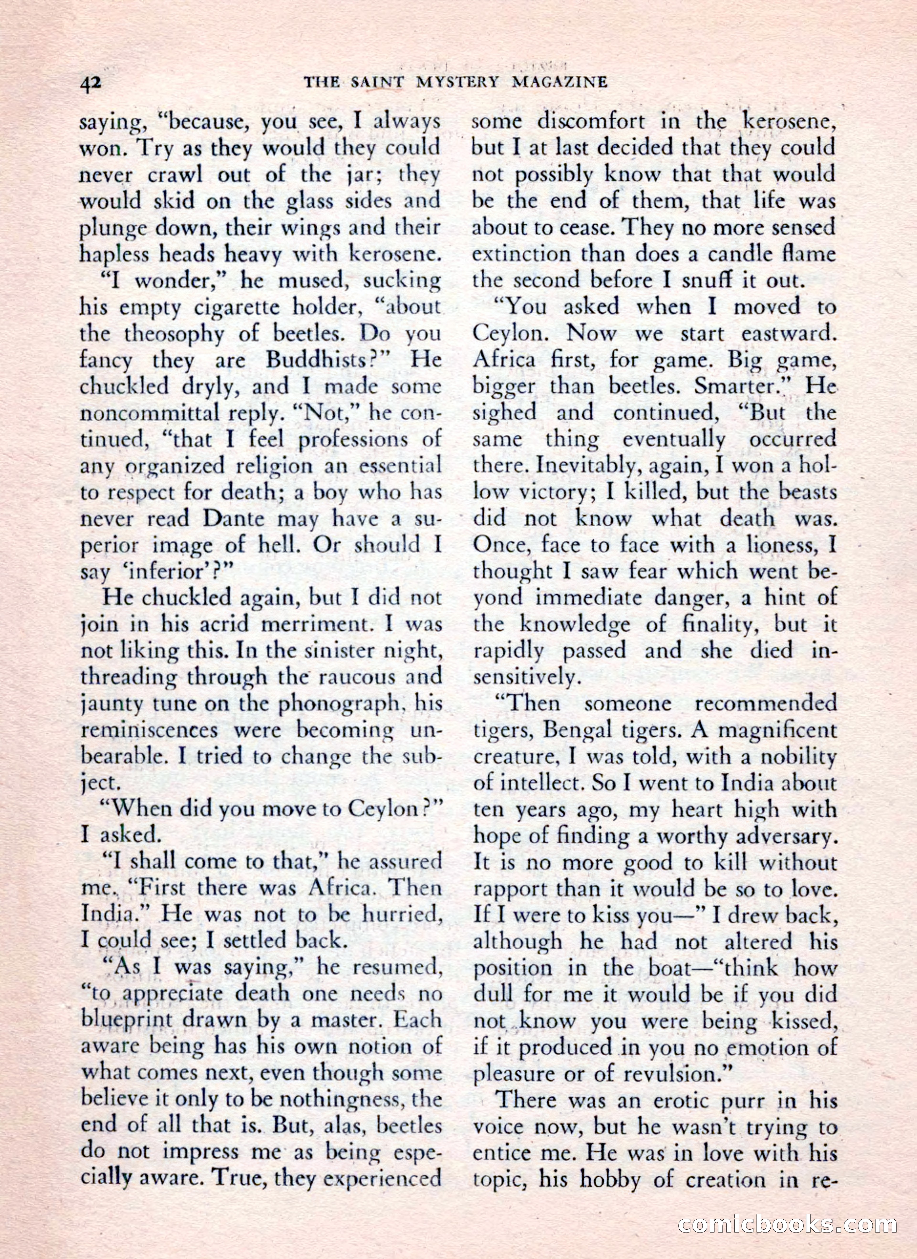 The Saint Mystery Magazine, July 1962 — page 44 of 132