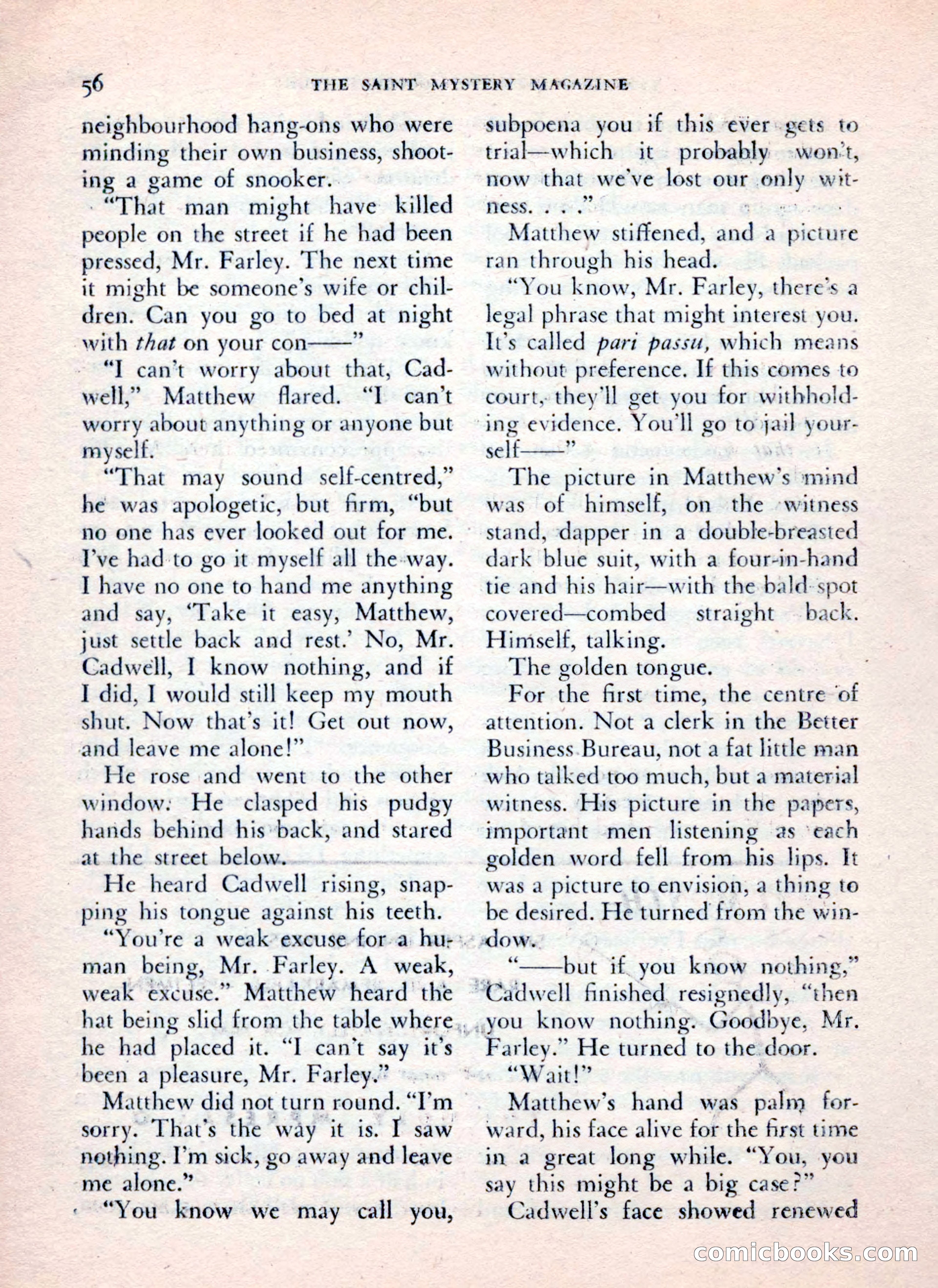 The Saint Mystery Magazine, July 1962 — page 58 of 132