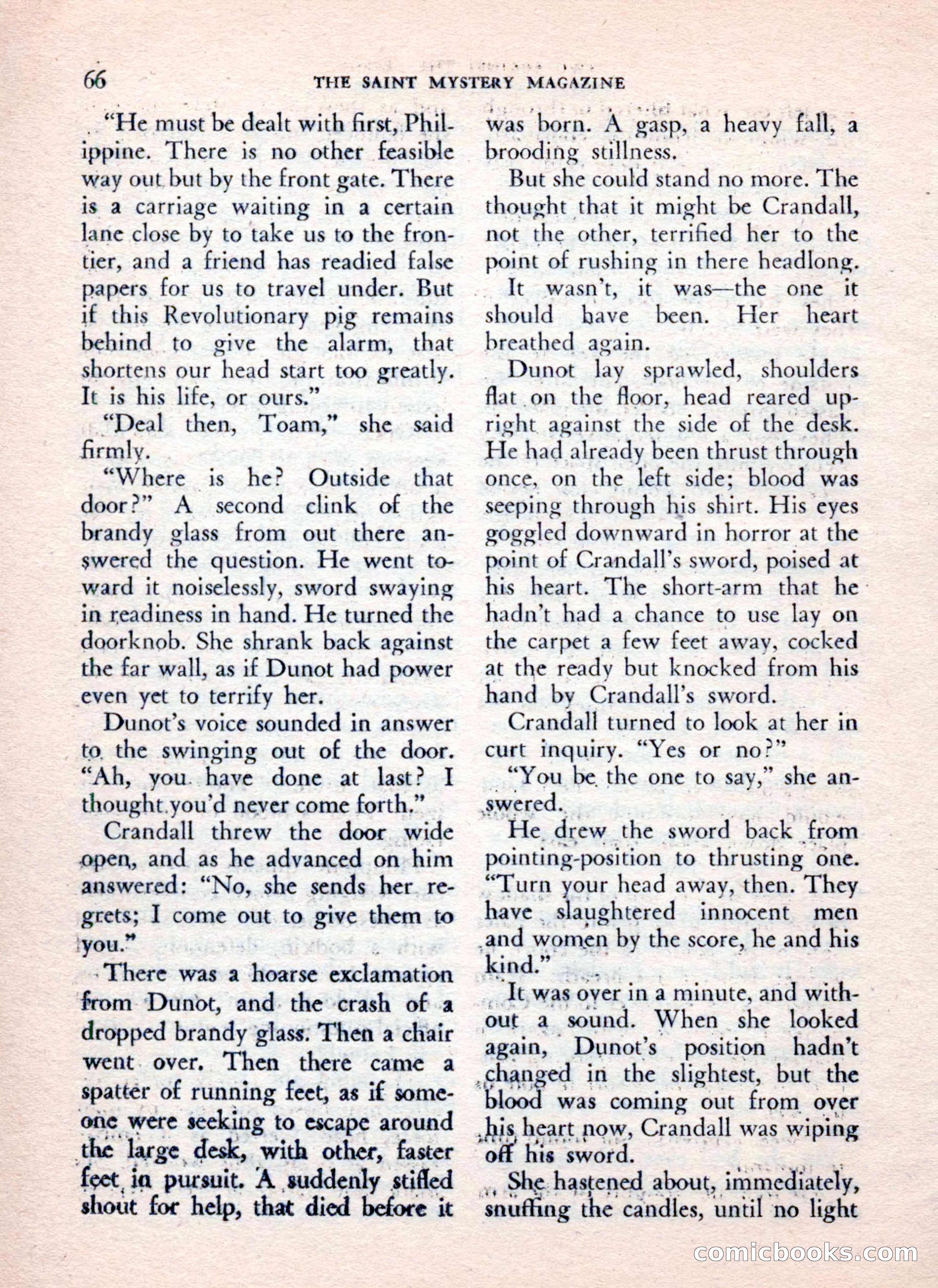 The Saint Mystery Magazine, July 1962 — page 68 of 132