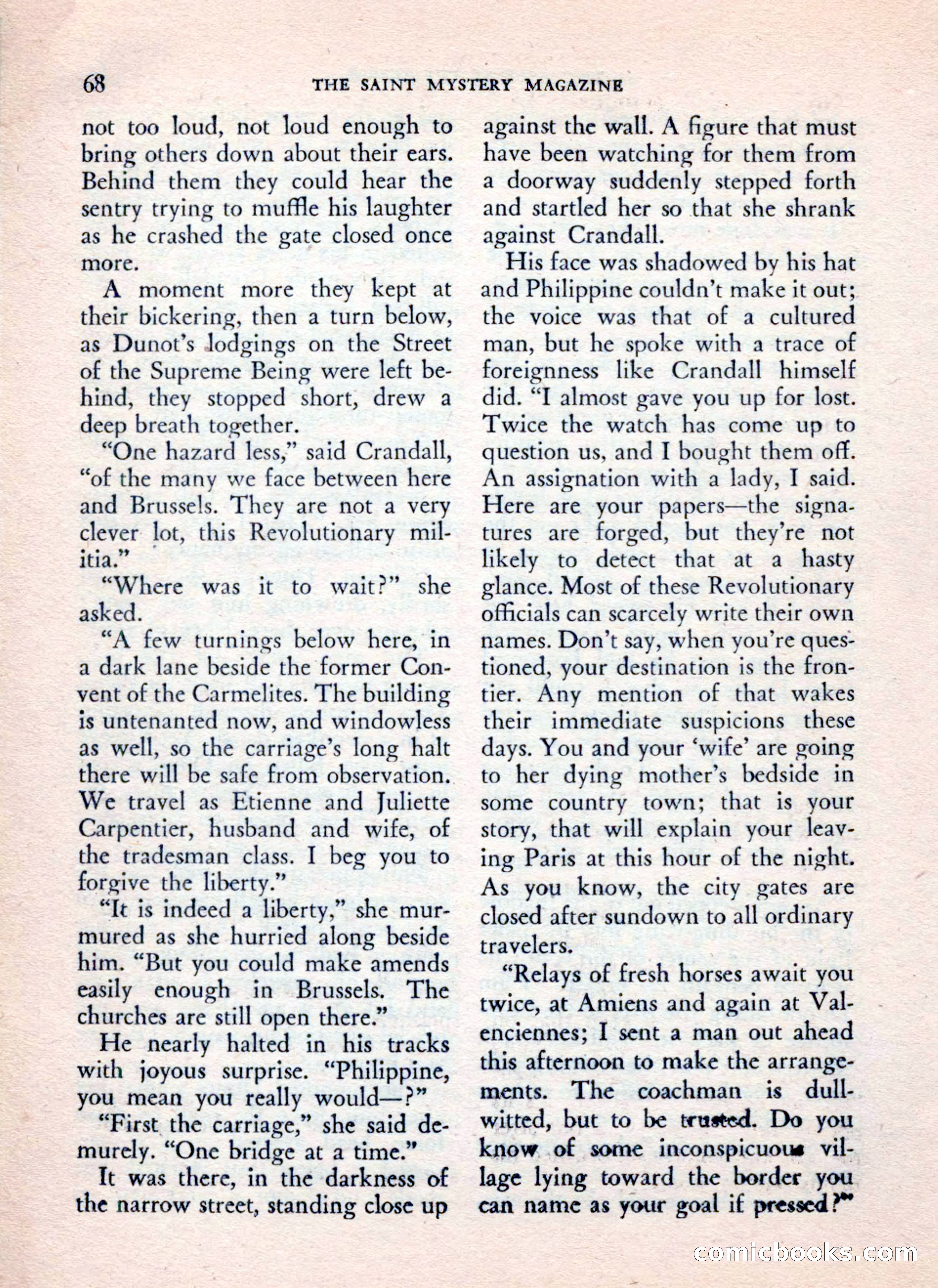 The Saint Mystery Magazine, July 1962 — page 70 of 132
