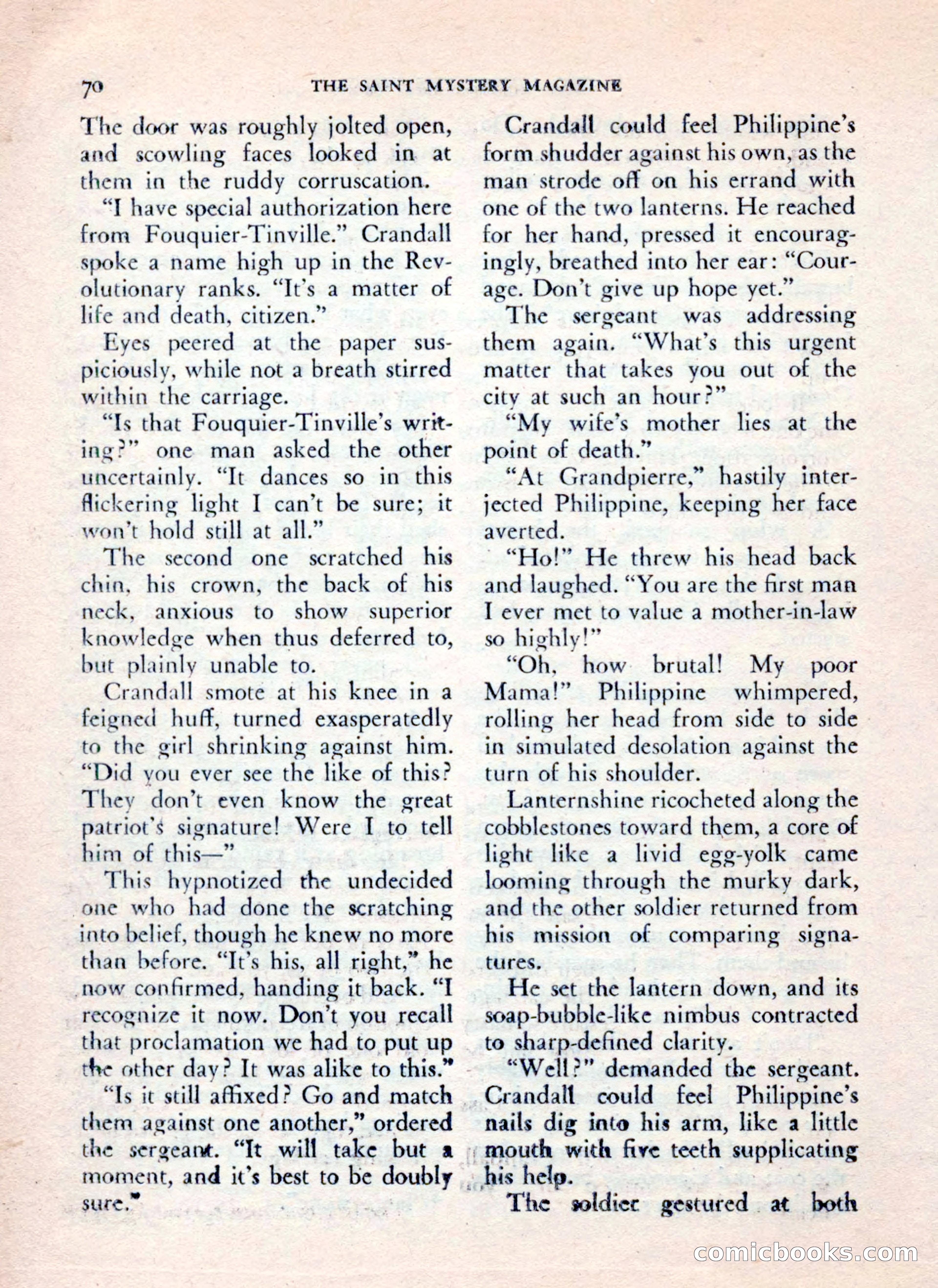 The Saint Mystery Magazine, July 1962 — page 72 of 132