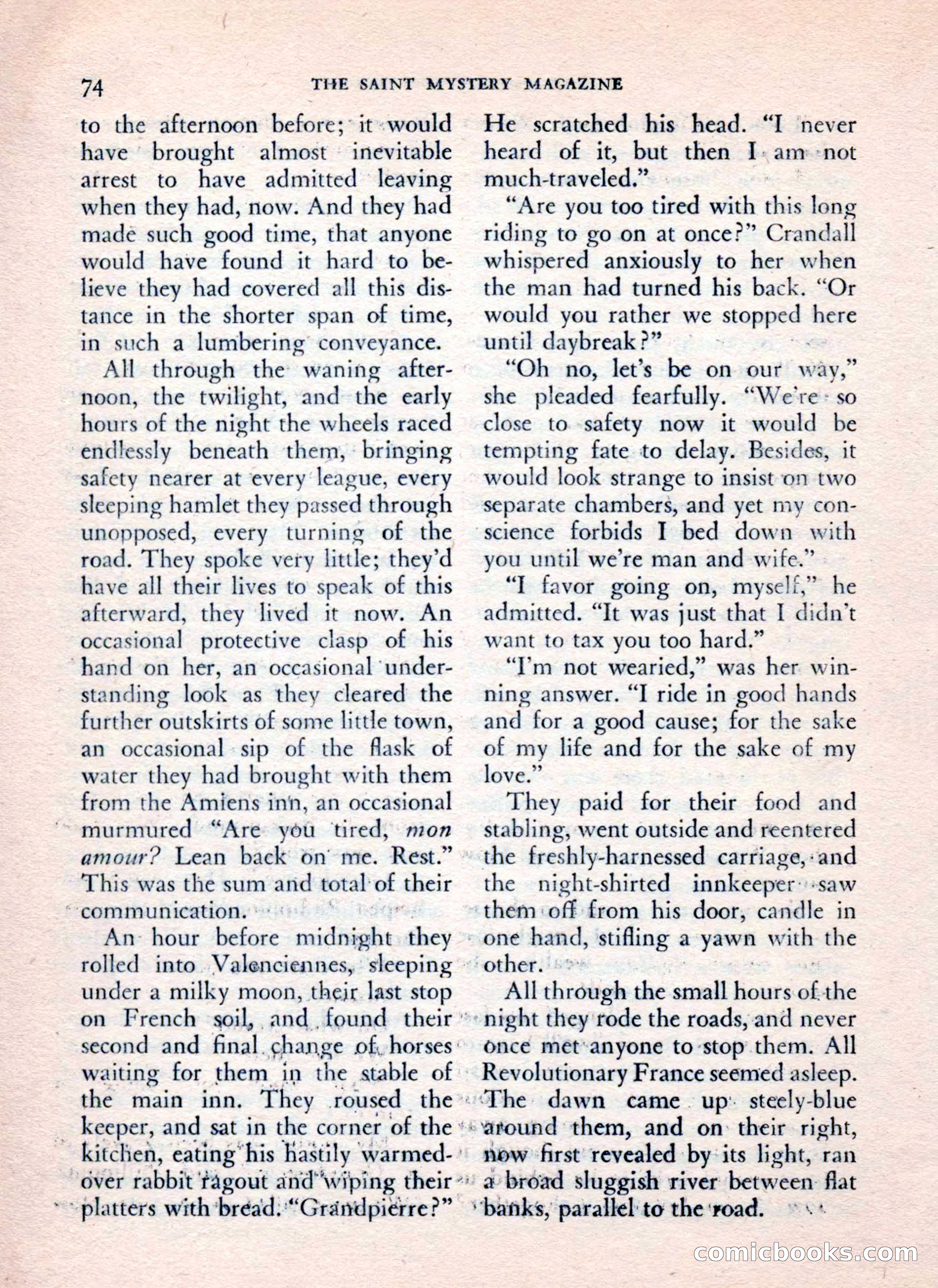 The Saint Mystery Magazine, July 1962 — page 76 of 132