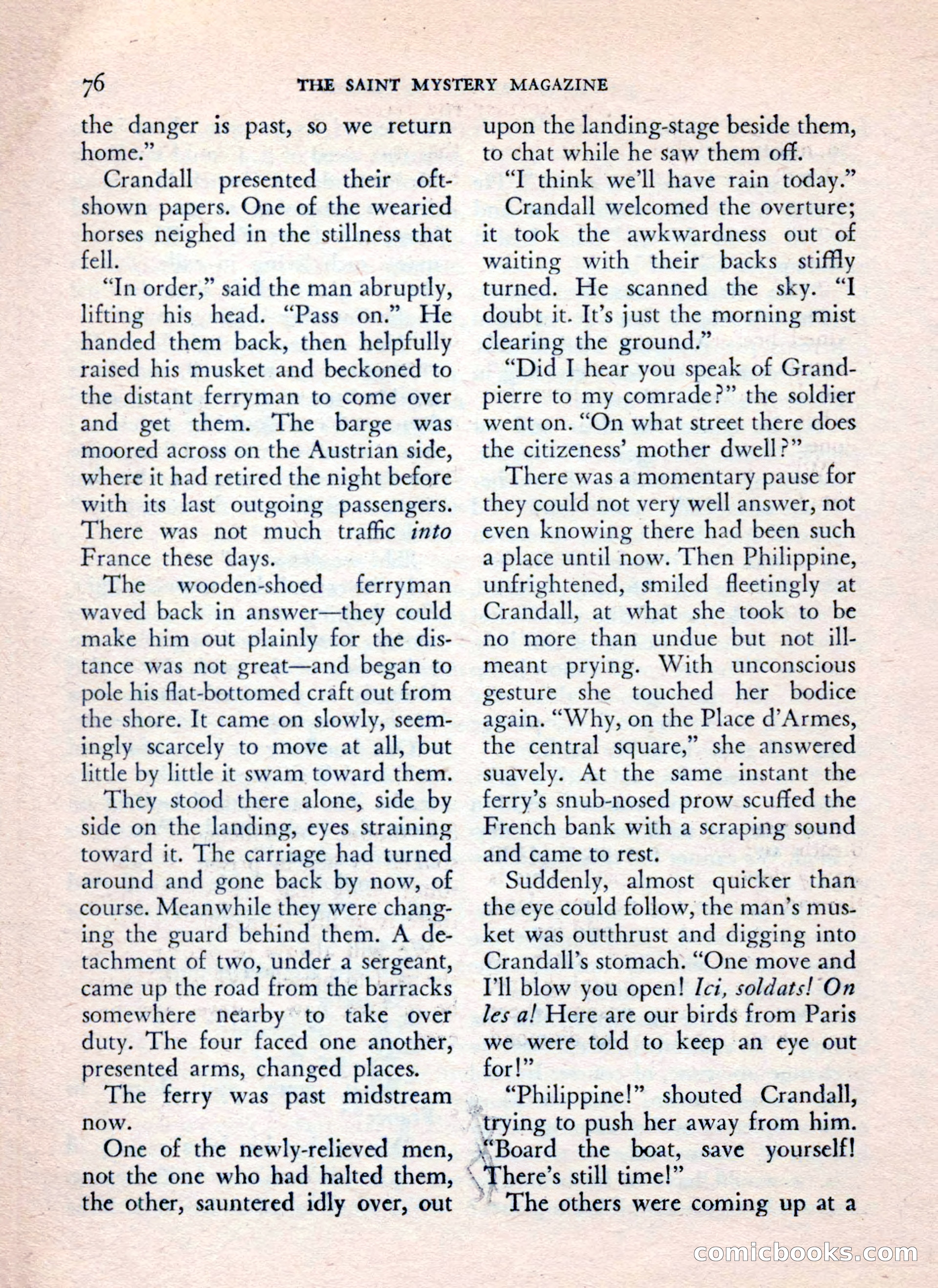 The Saint Mystery Magazine, July 1962 — page 78 of 132