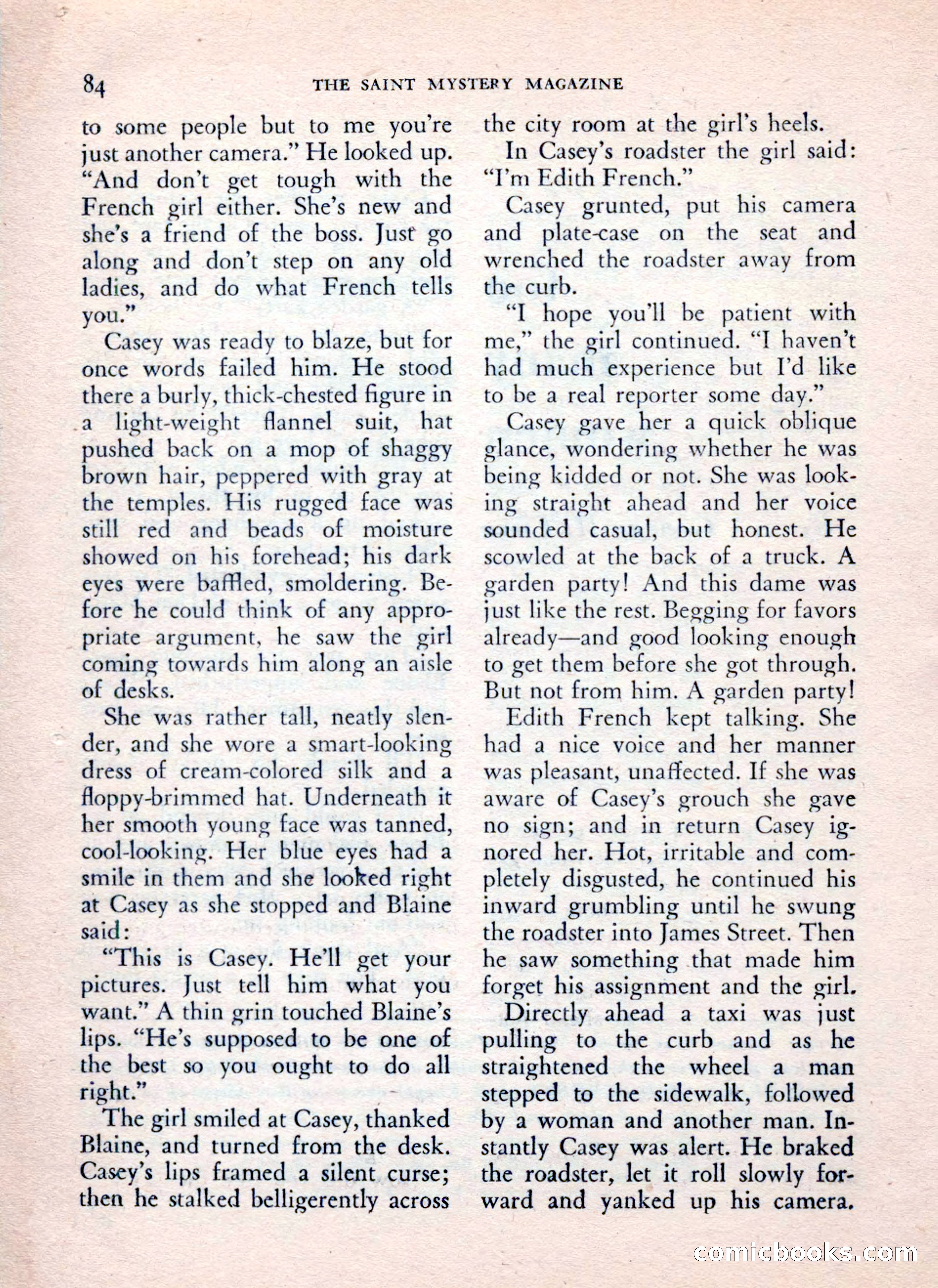 The Saint Mystery Magazine, July 1962 — page 86 of 132