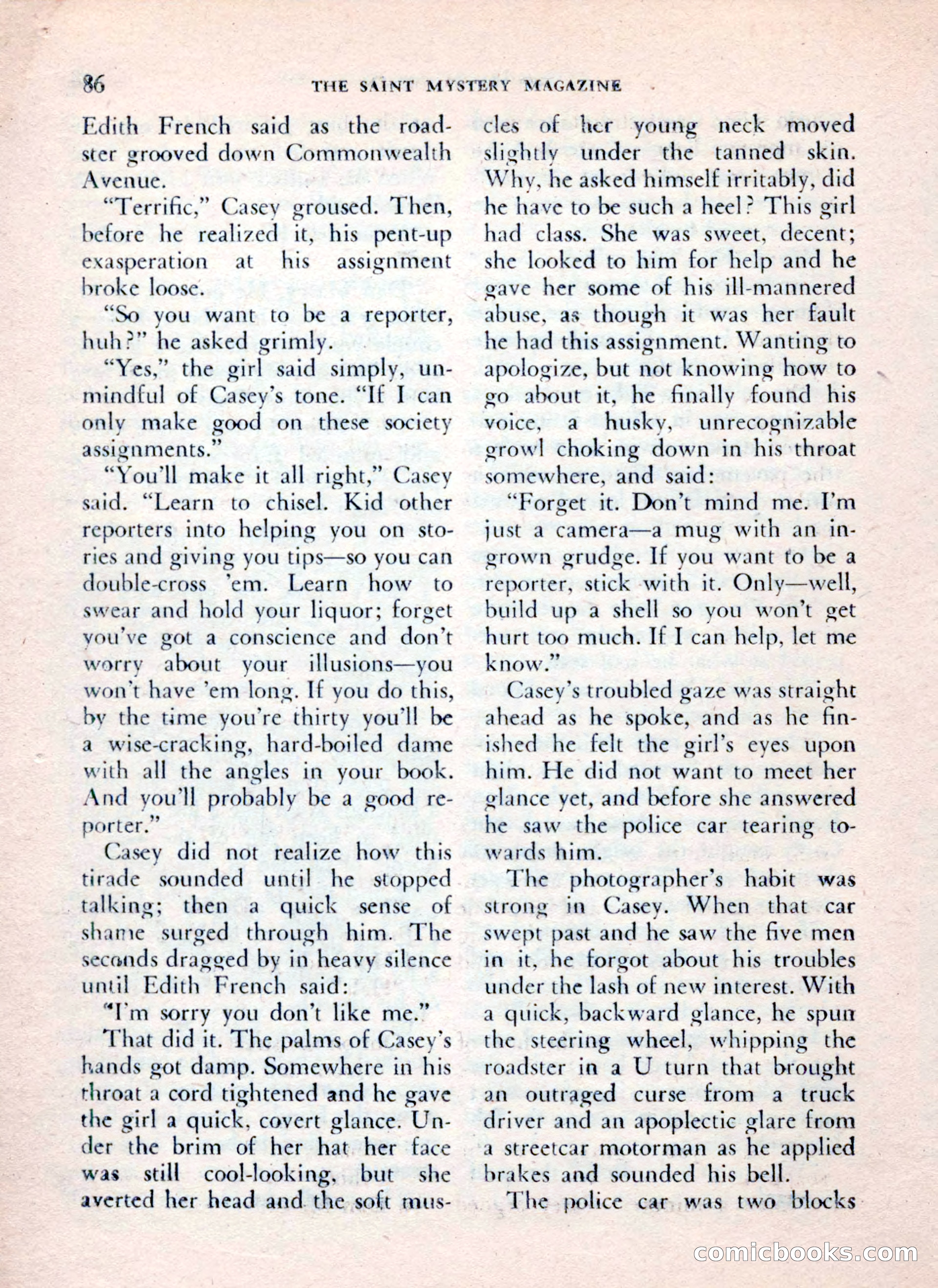 The Saint Mystery Magazine, July 1962 — page 88 of 132