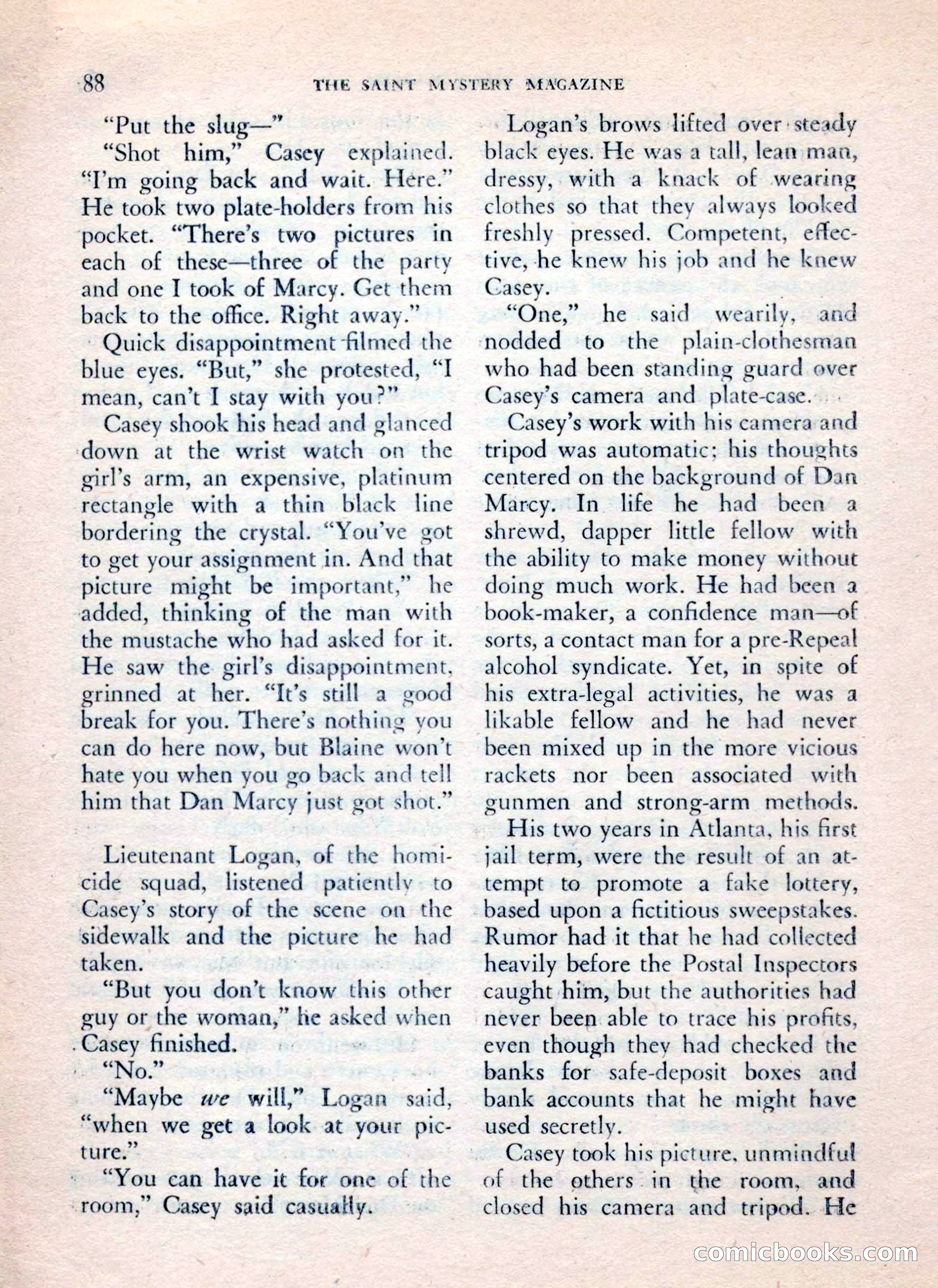 The Saint Mystery Magazine, July 1962 — page 90 of 132