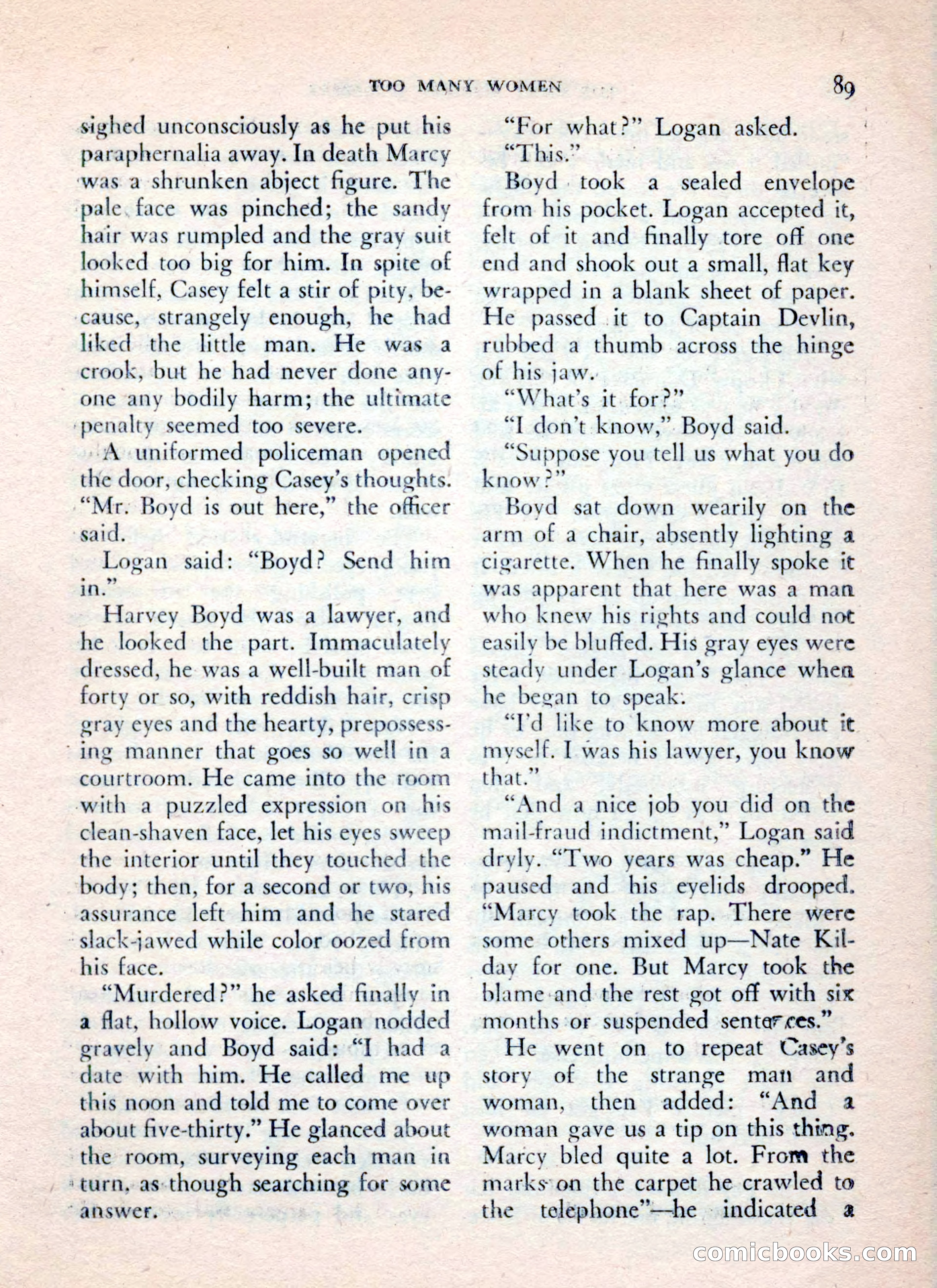 The Saint Mystery Magazine, July 1962 — page 91 of 132