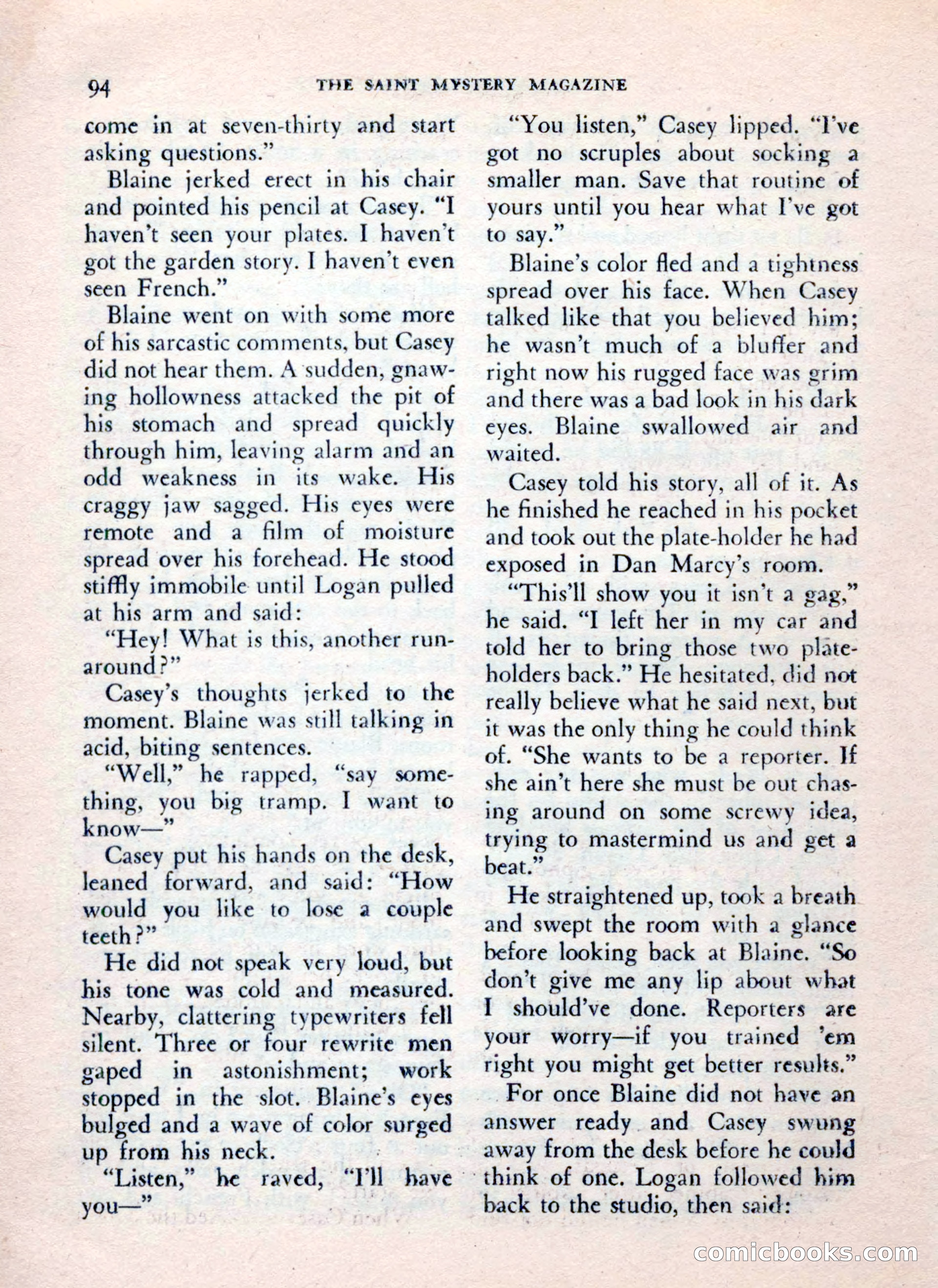 The Saint Mystery Magazine, July 1962 — page 96 of 132