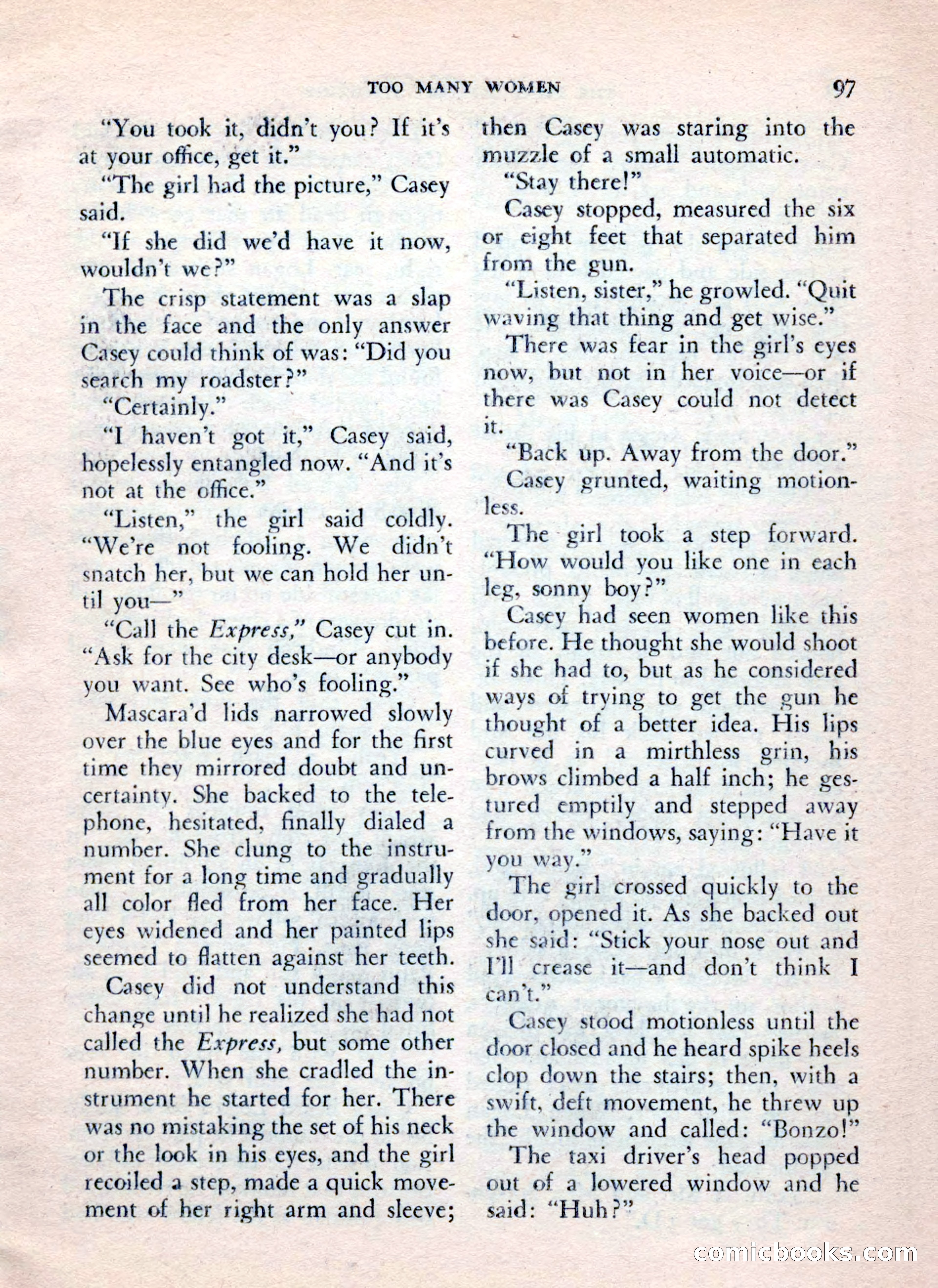The Saint Mystery Magazine, July 1962 — page 99 of 132