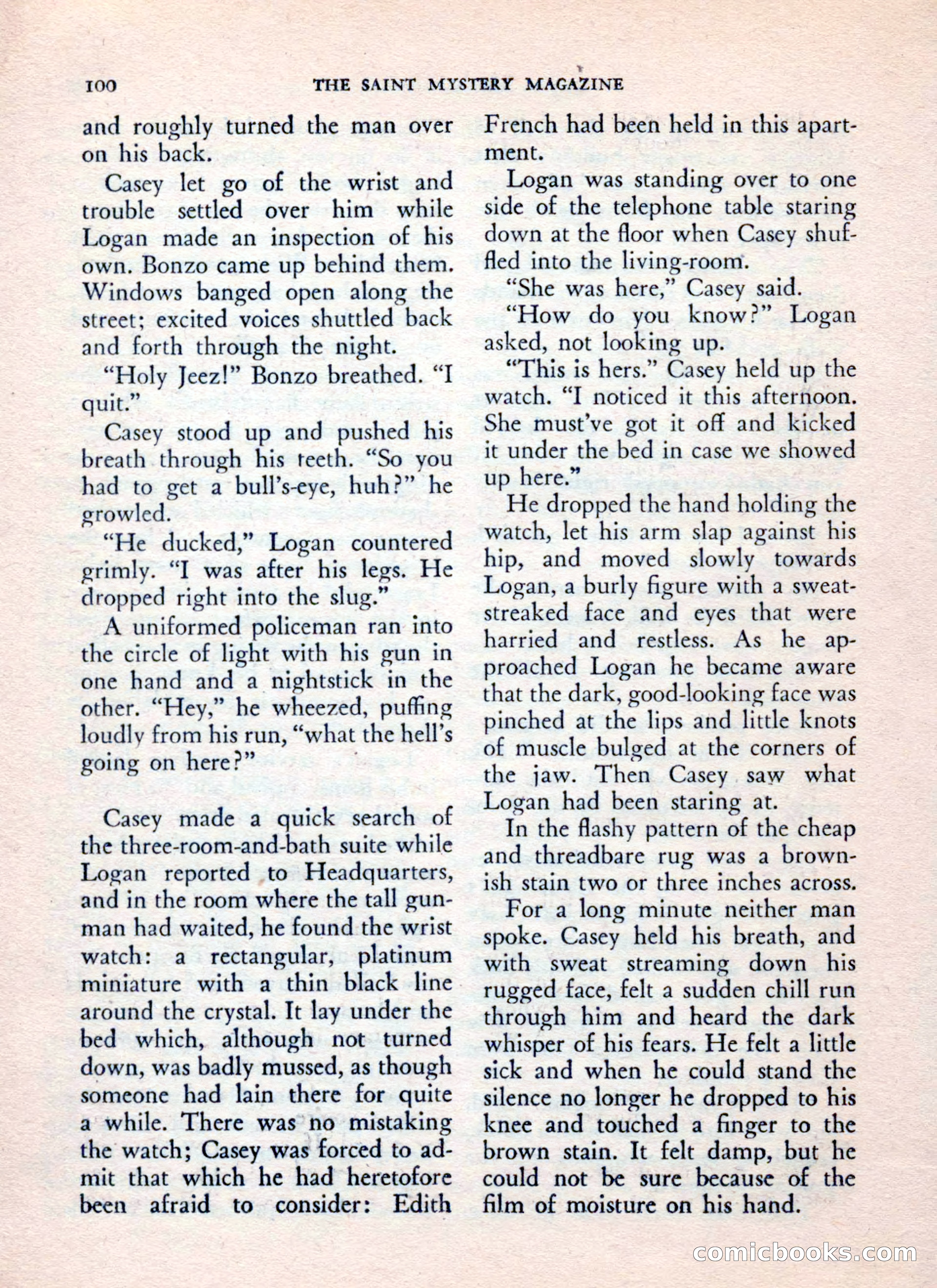 The Saint Mystery Magazine, July 1962 — page 102 of 132