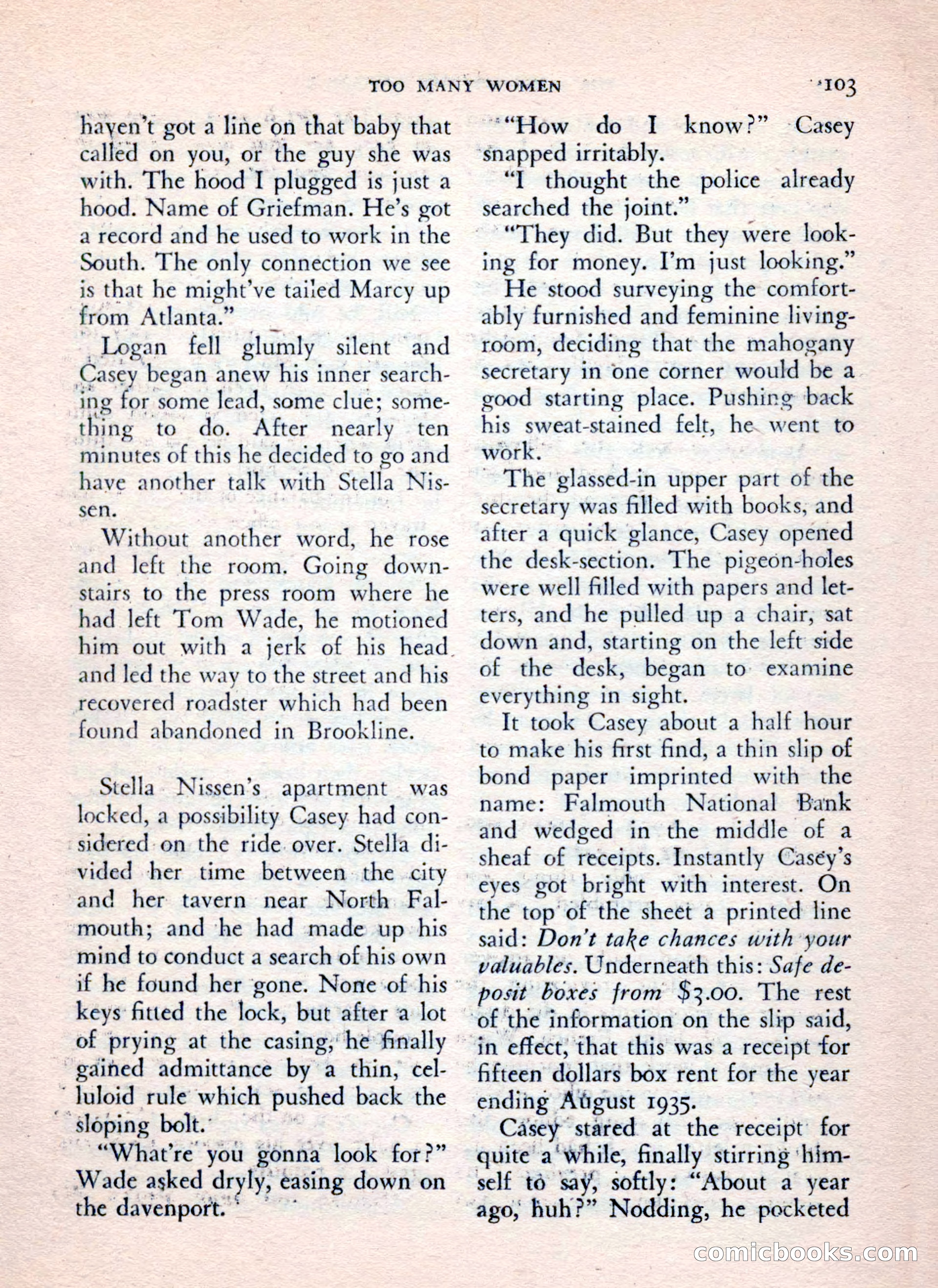 The Saint Mystery Magazine, July 1962 — page 105 of 132