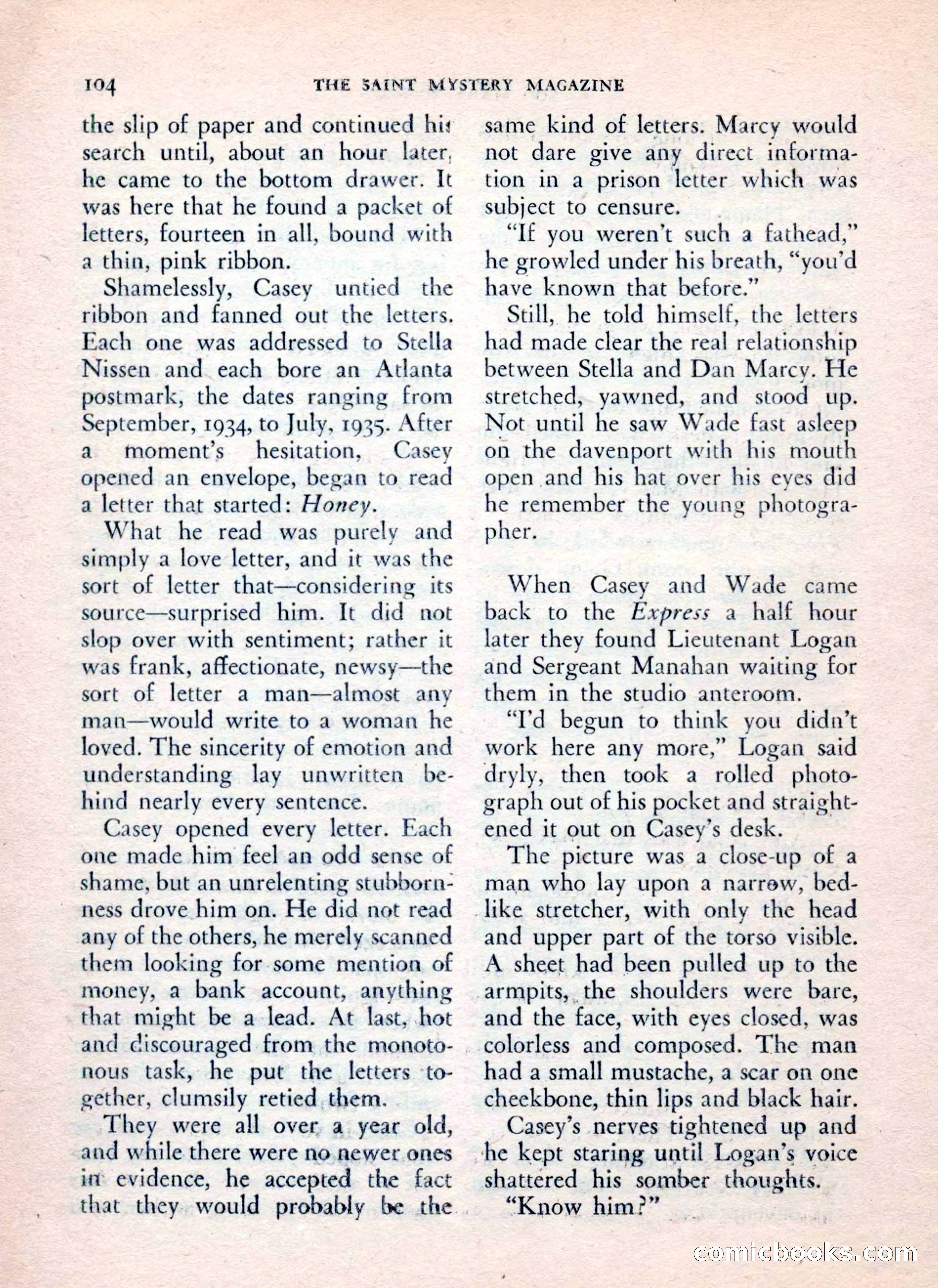 The Saint Mystery Magazine, July 1962 — page 106 of 132