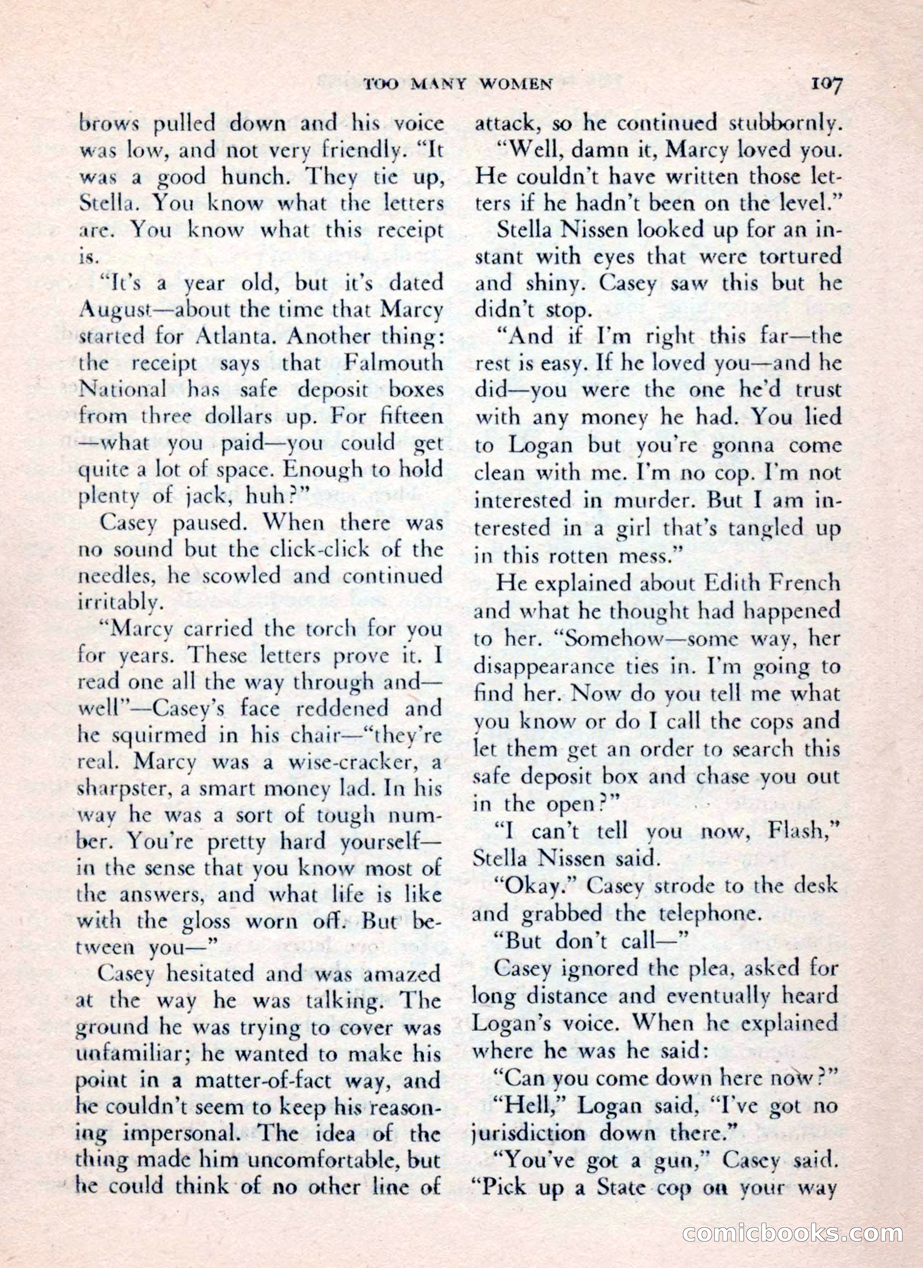 The Saint Mystery Magazine, July 1962 — page 109 of 132