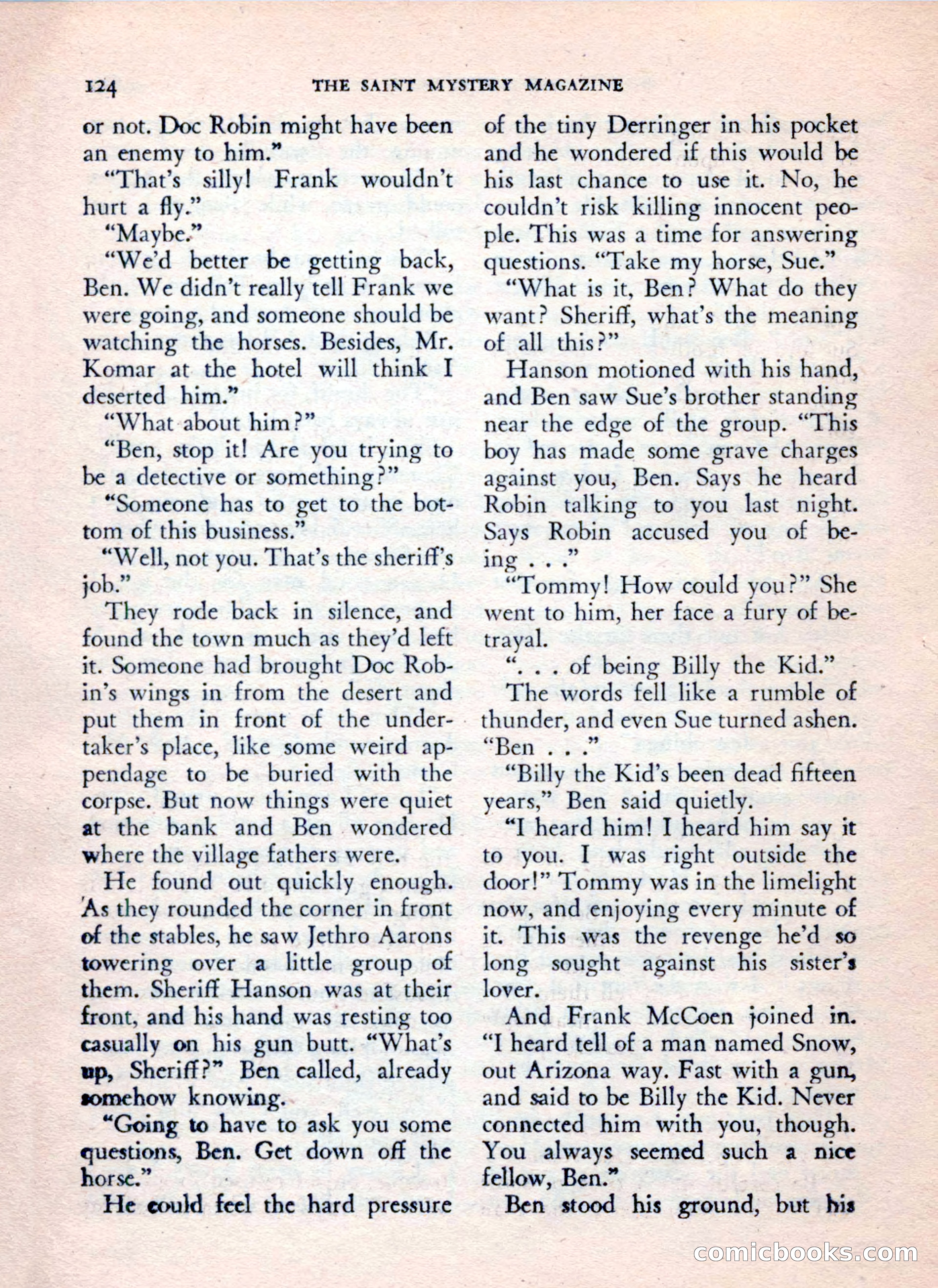 The Saint Mystery Magazine, July 1962 — page 126 of 132