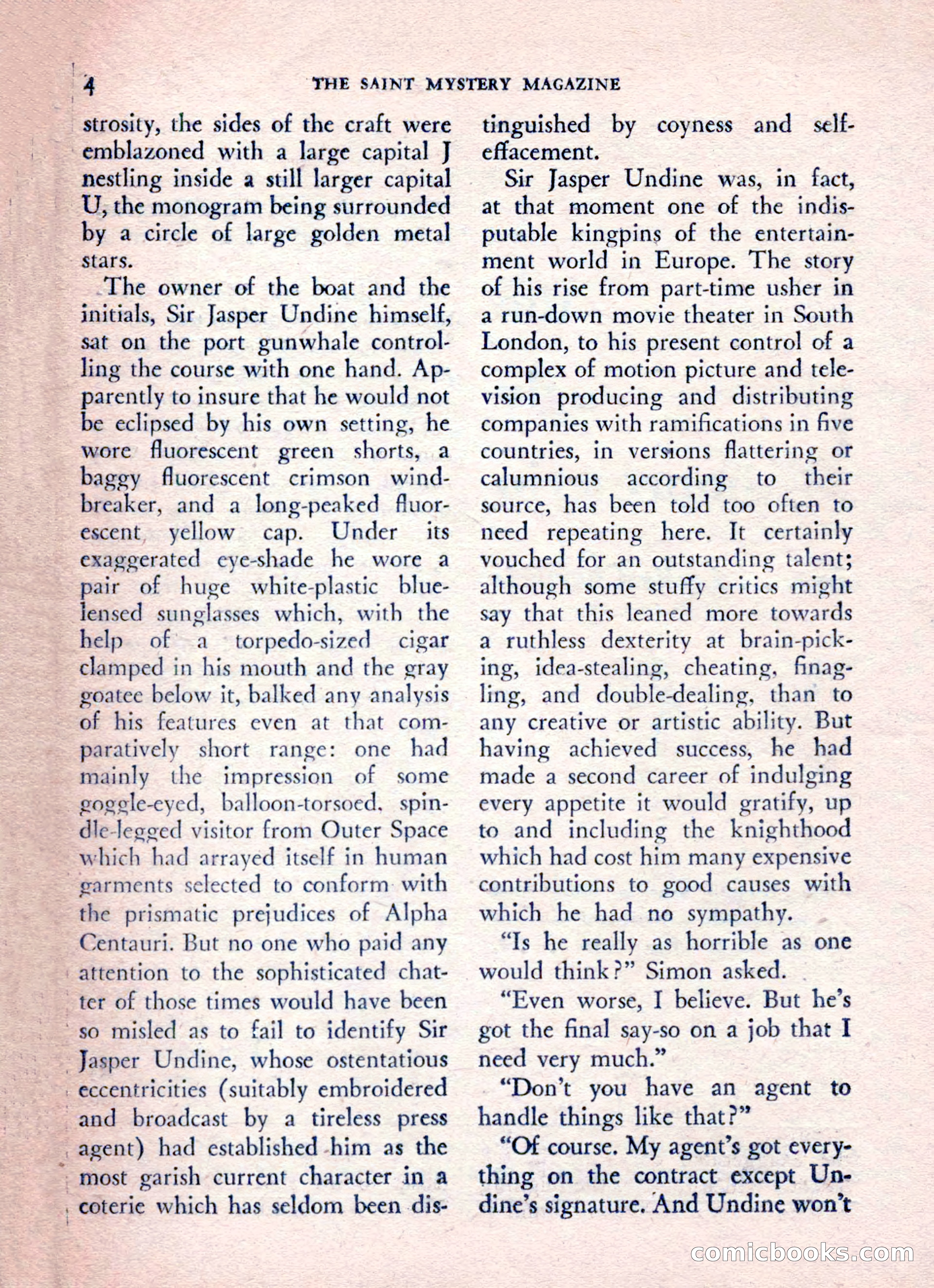 The Saint Mystery Magazine, August 1962 — page 6 of 132