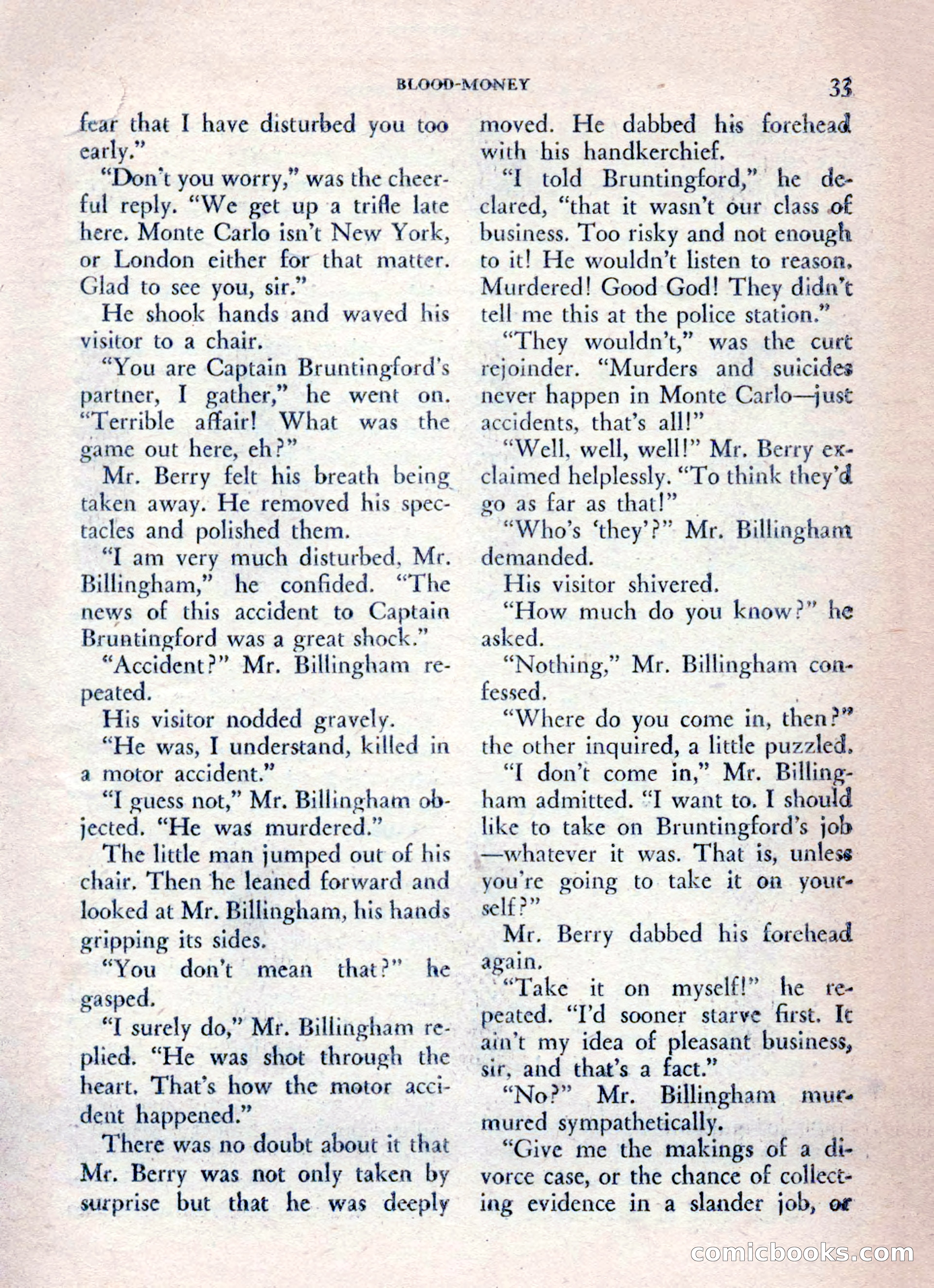 The Saint Mystery Magazine, August 1962 — page 35 of 132
