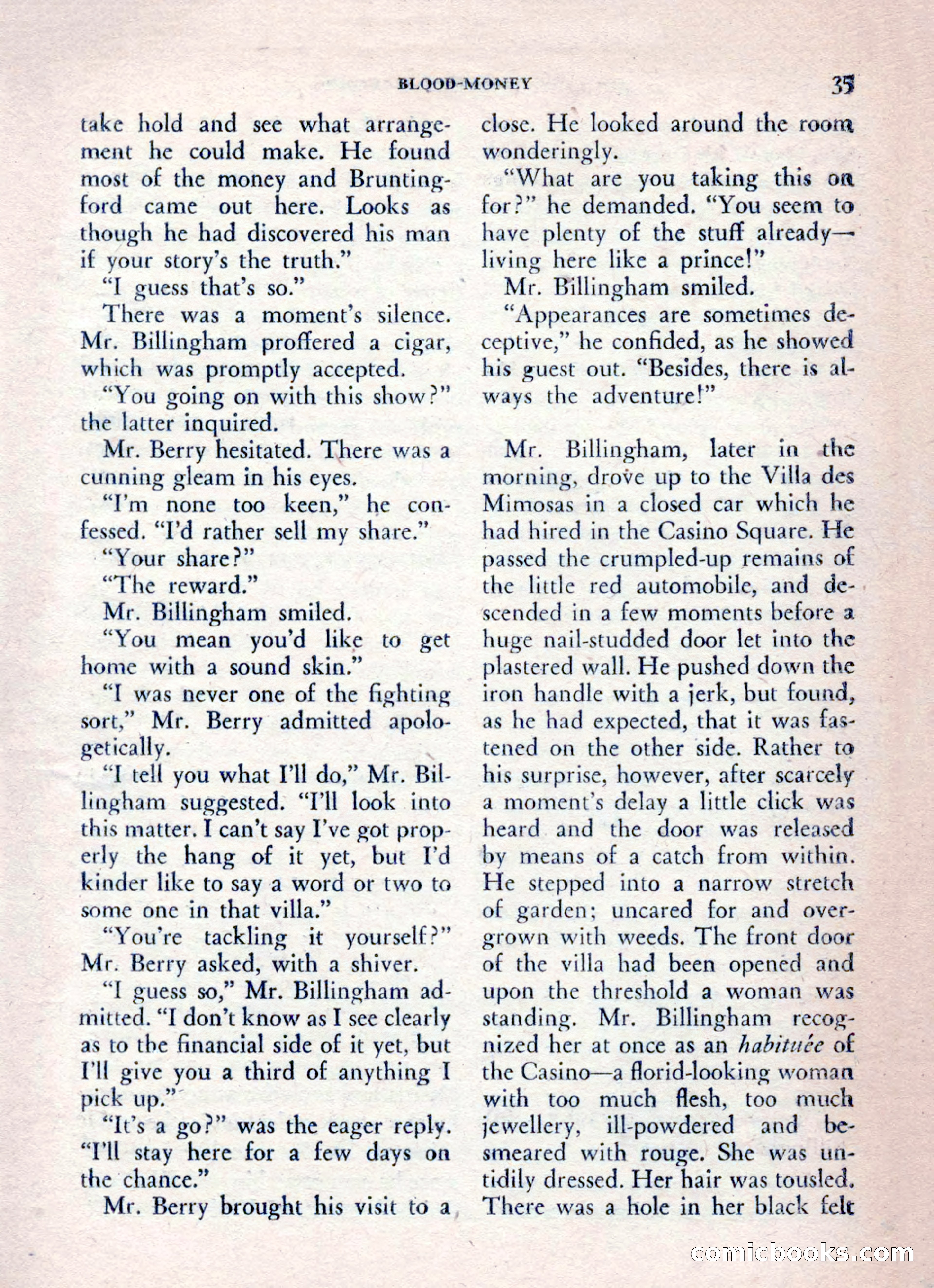 The Saint Mystery Magazine, August 1962 — page 37 of 132