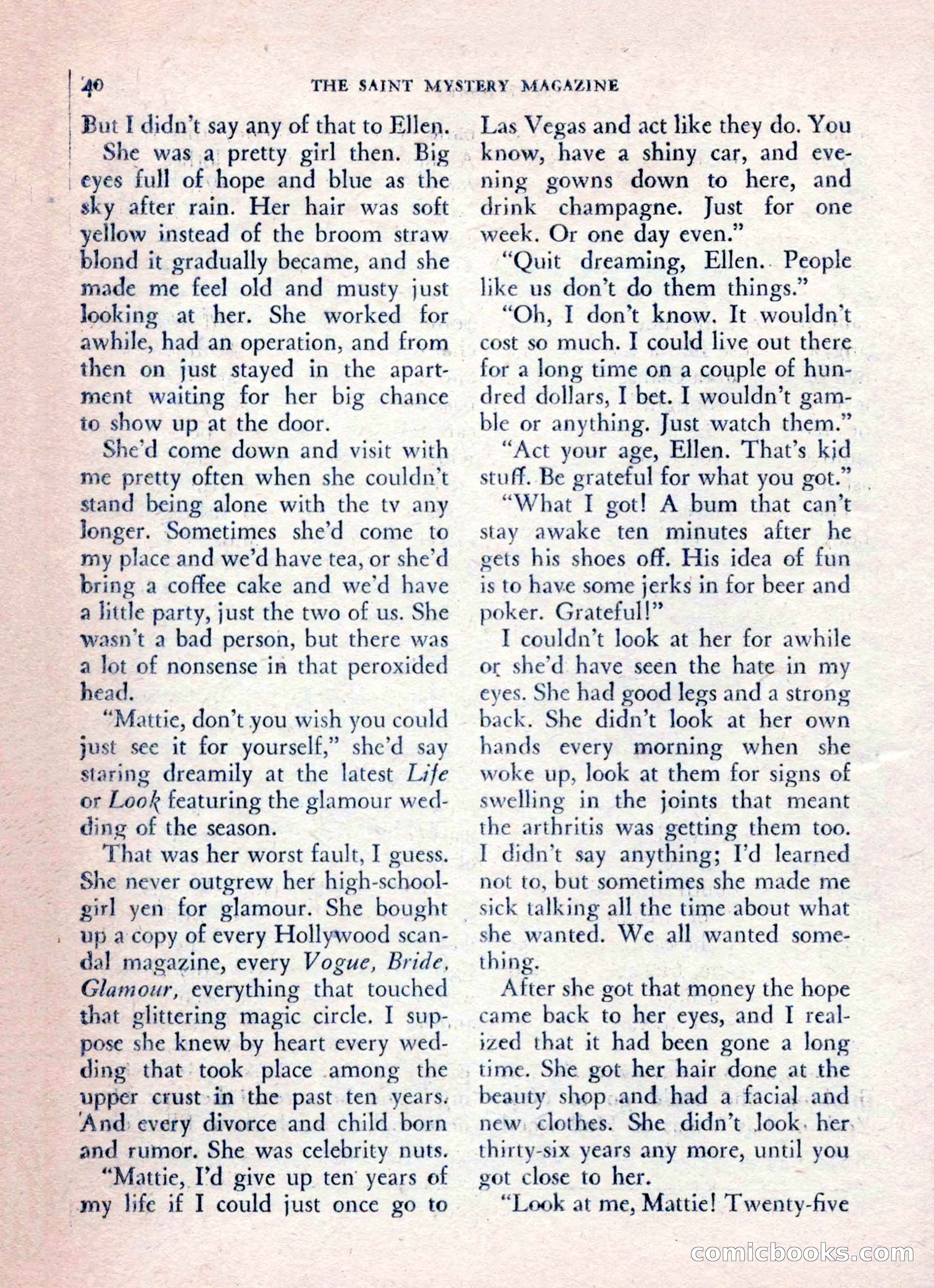 The Saint Mystery Magazine, August 1962 — page 42 of 132