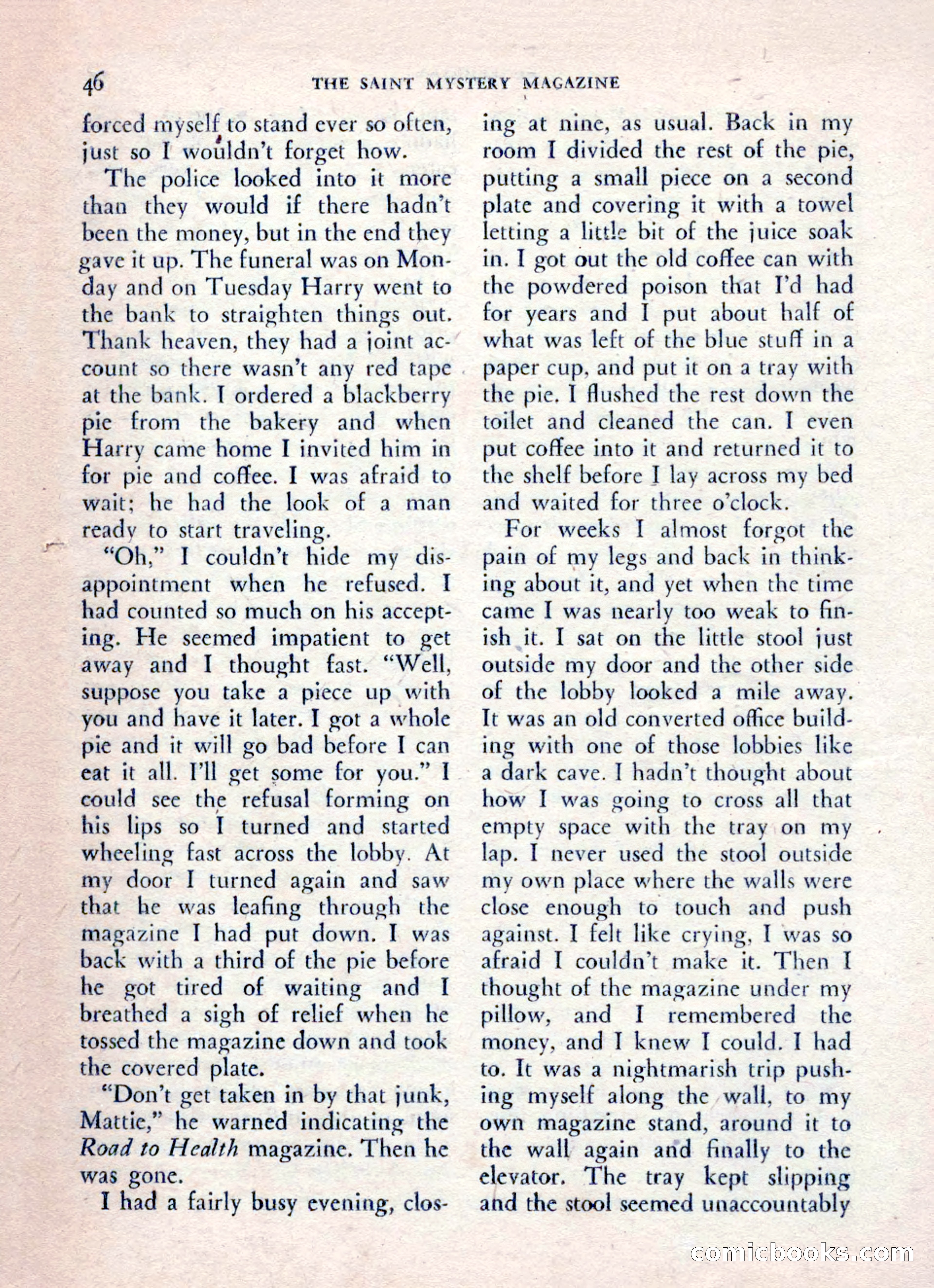 The Saint Mystery Magazine, August 1962 — page 48 of 132