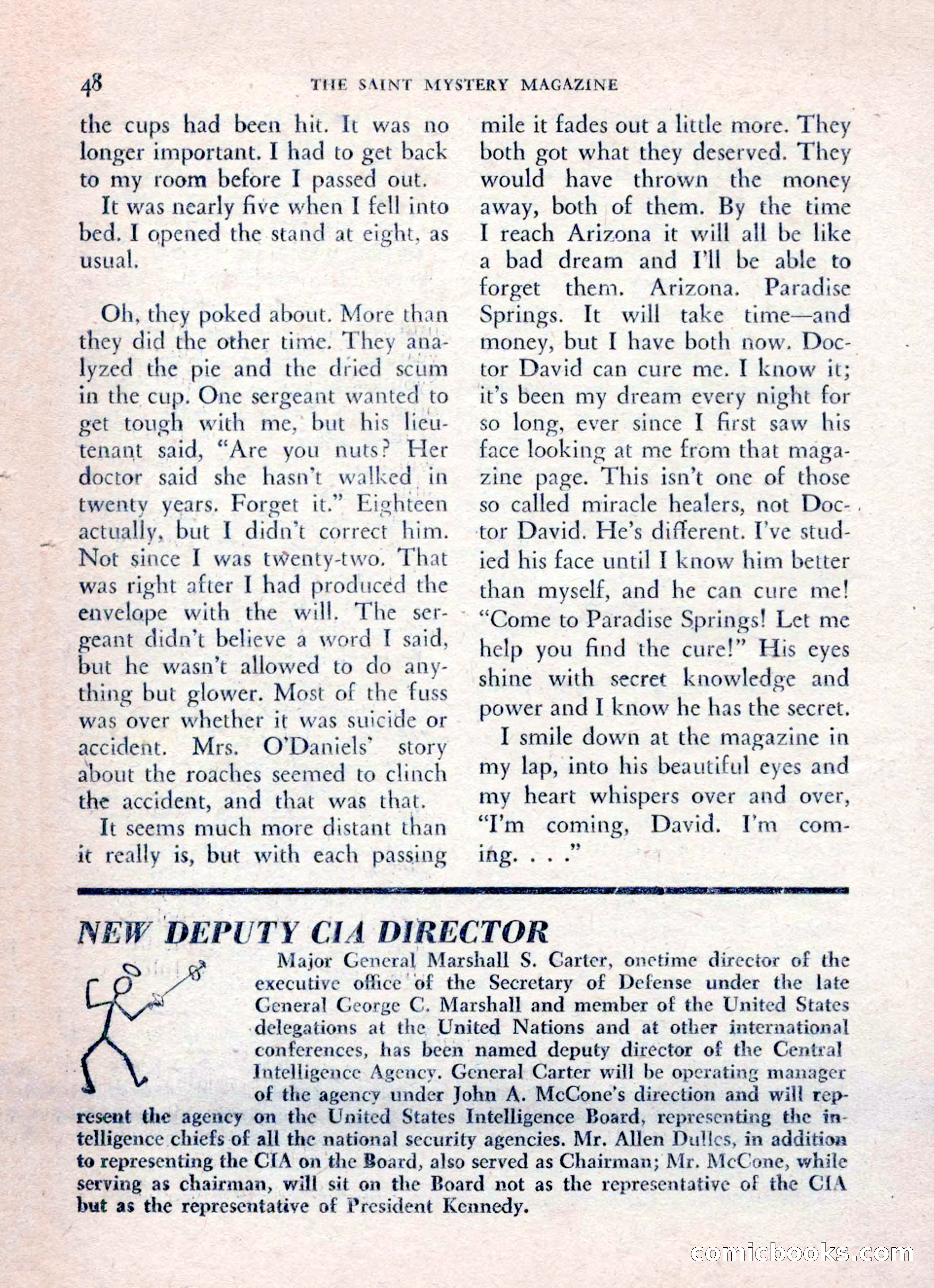 The Saint Mystery Magazine, August 1962 — page 50 of 132