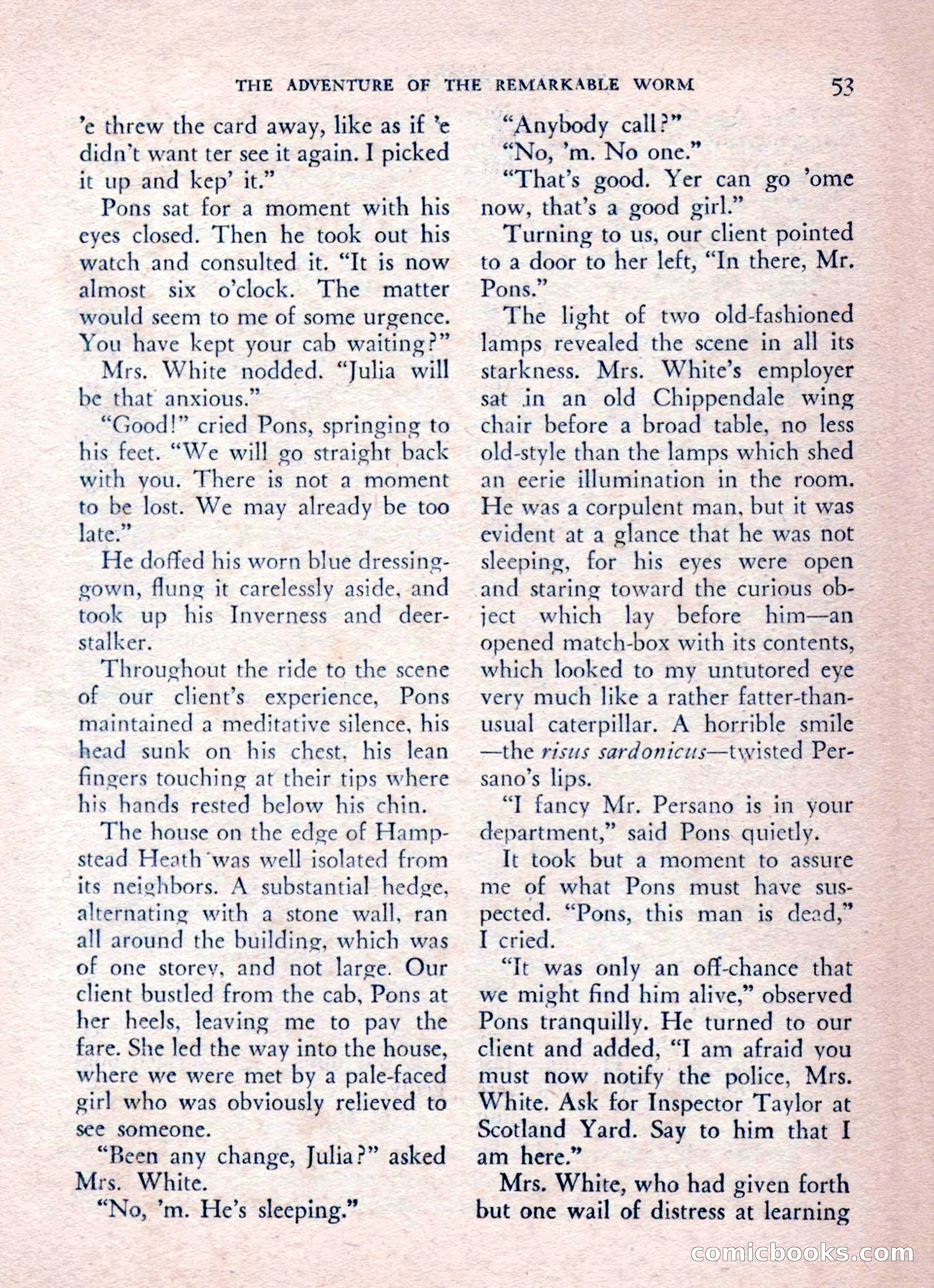 The Saint Mystery Magazine, August 1962 — page 55 of 132