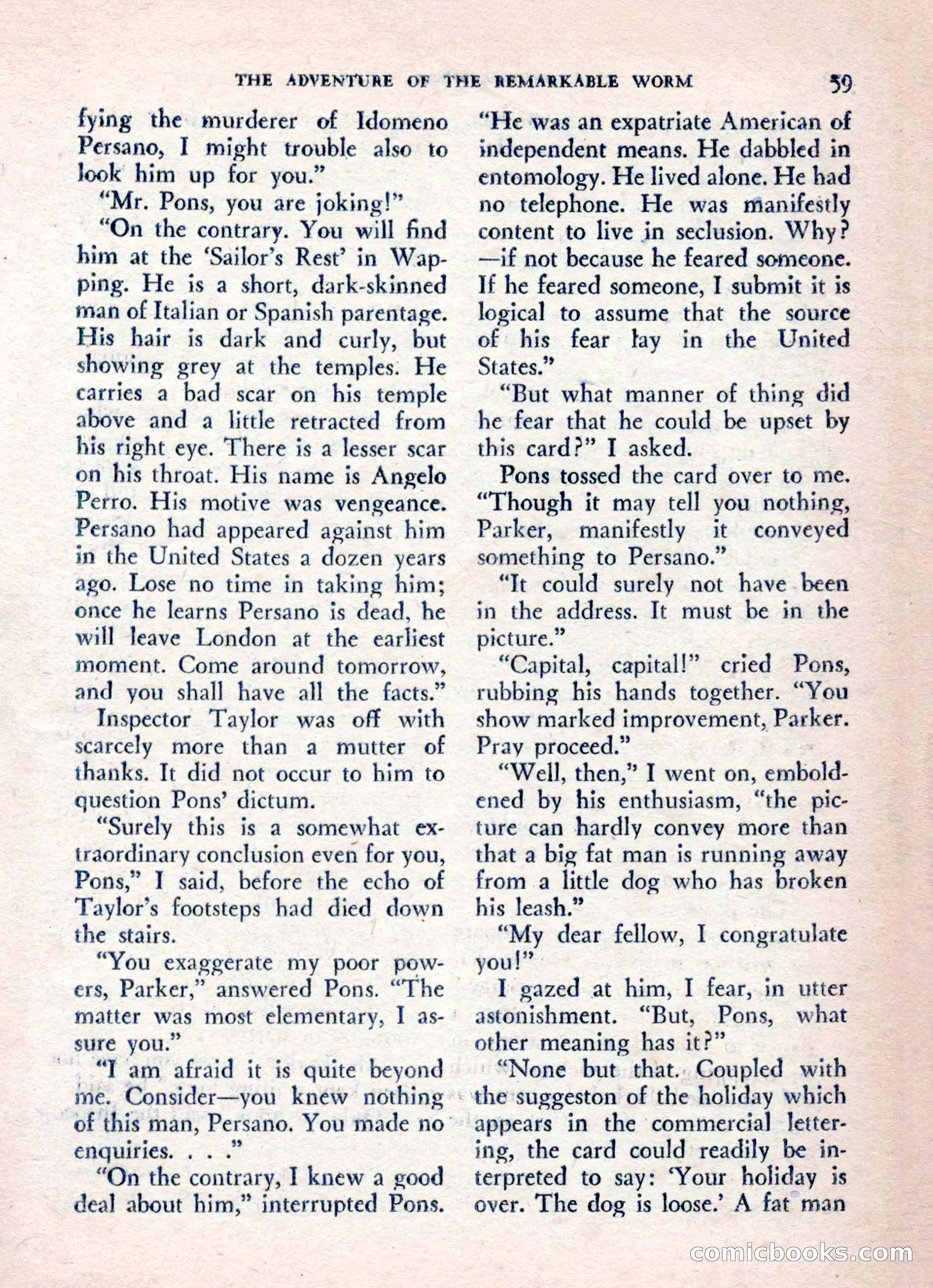 The Saint Mystery Magazine, August 1962 — page 61 of 132