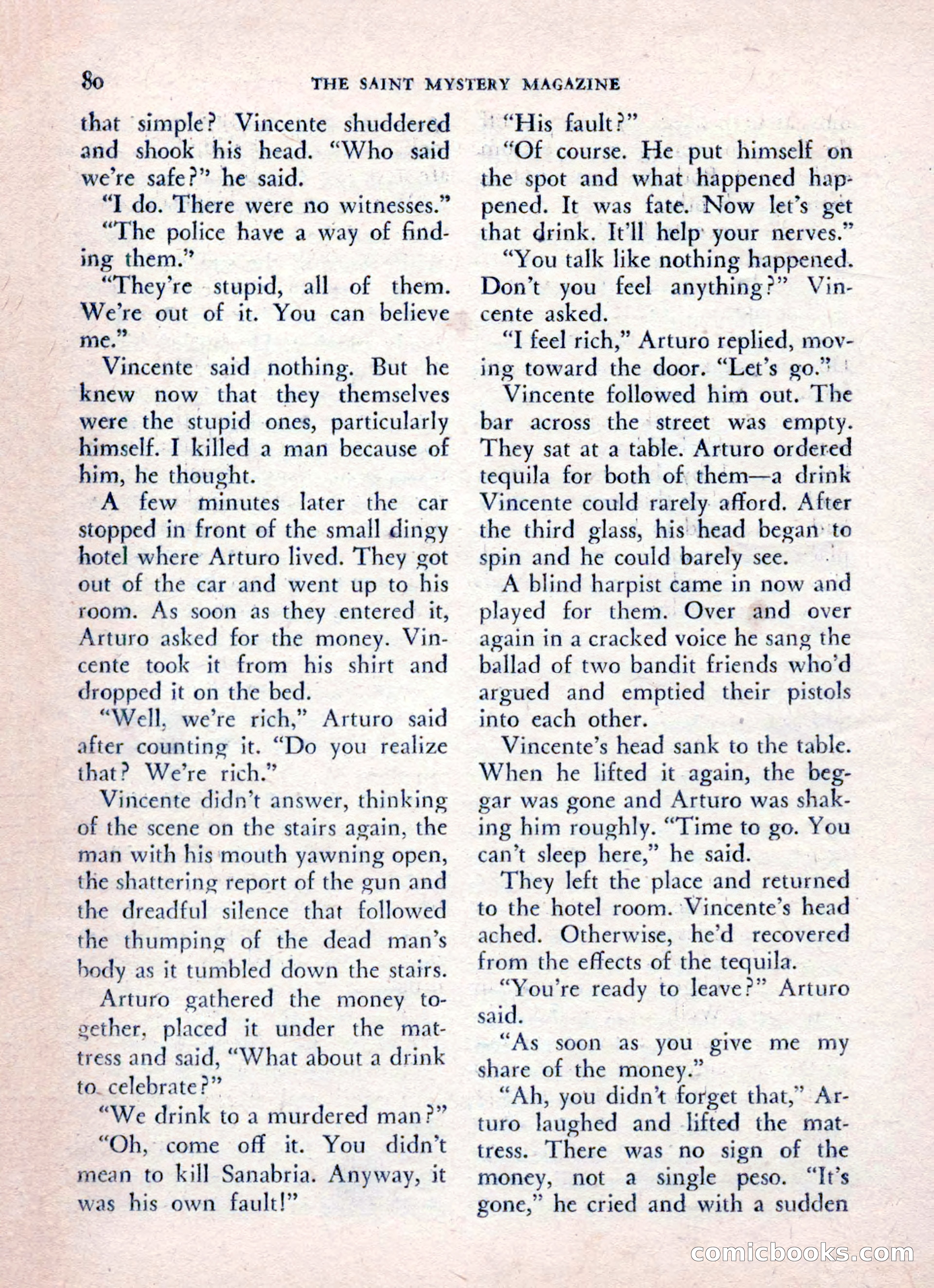 The Saint Mystery Magazine, August 1962 — page 82 of 132