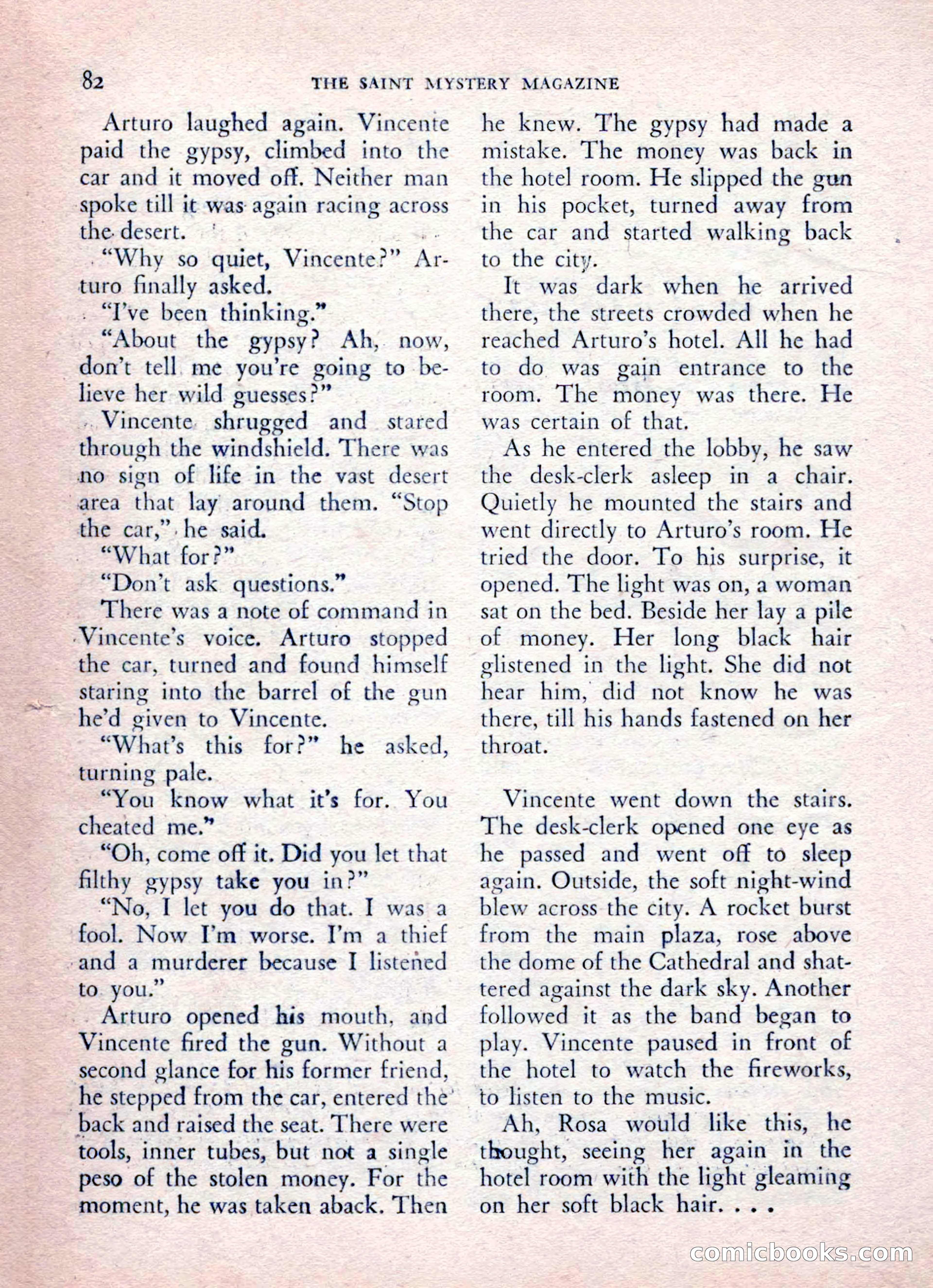 The Saint Mystery Magazine, August 1962 — page 84 of 132