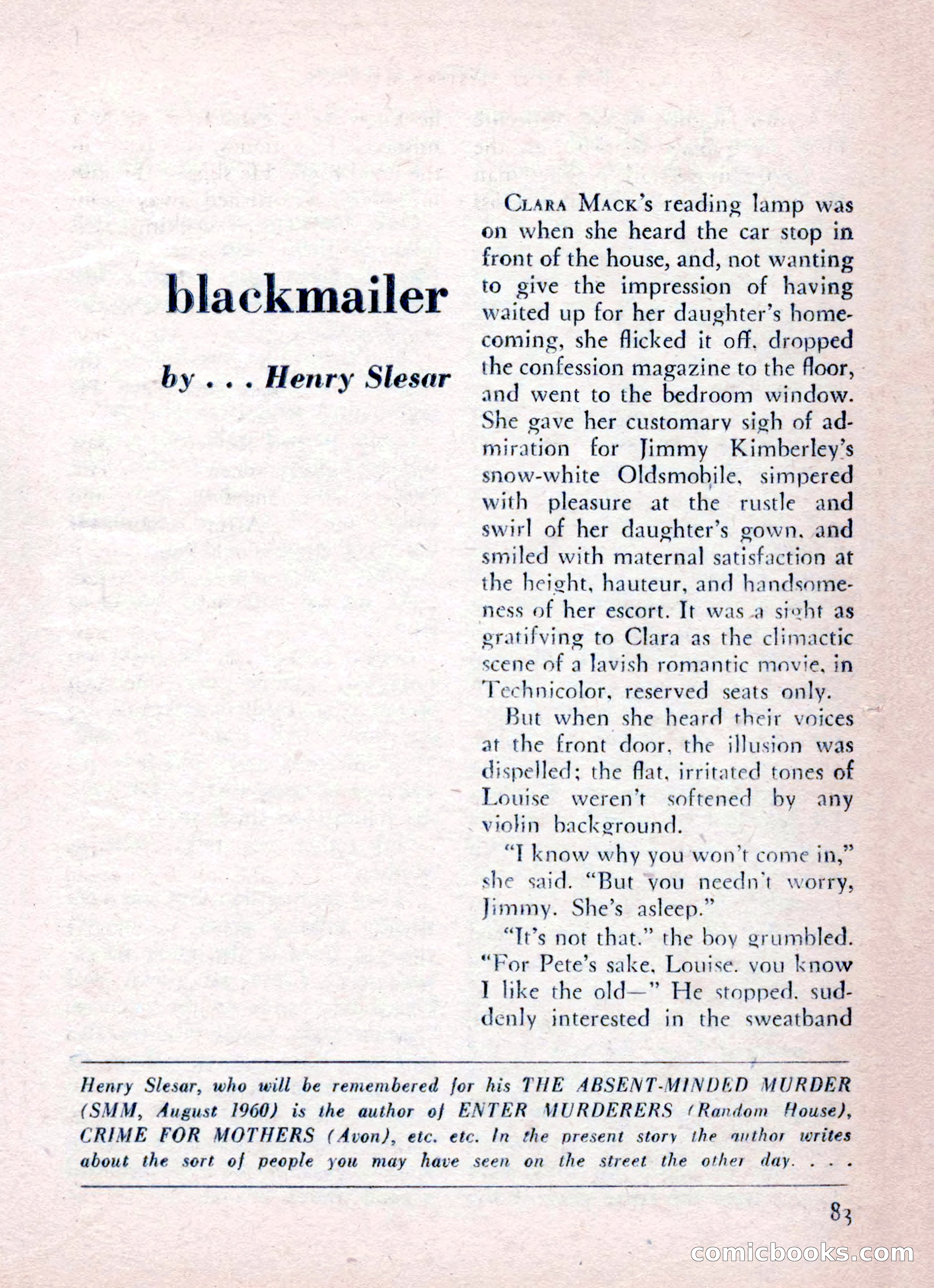 The Saint Mystery Magazine, August 1962 — page 85 of 132