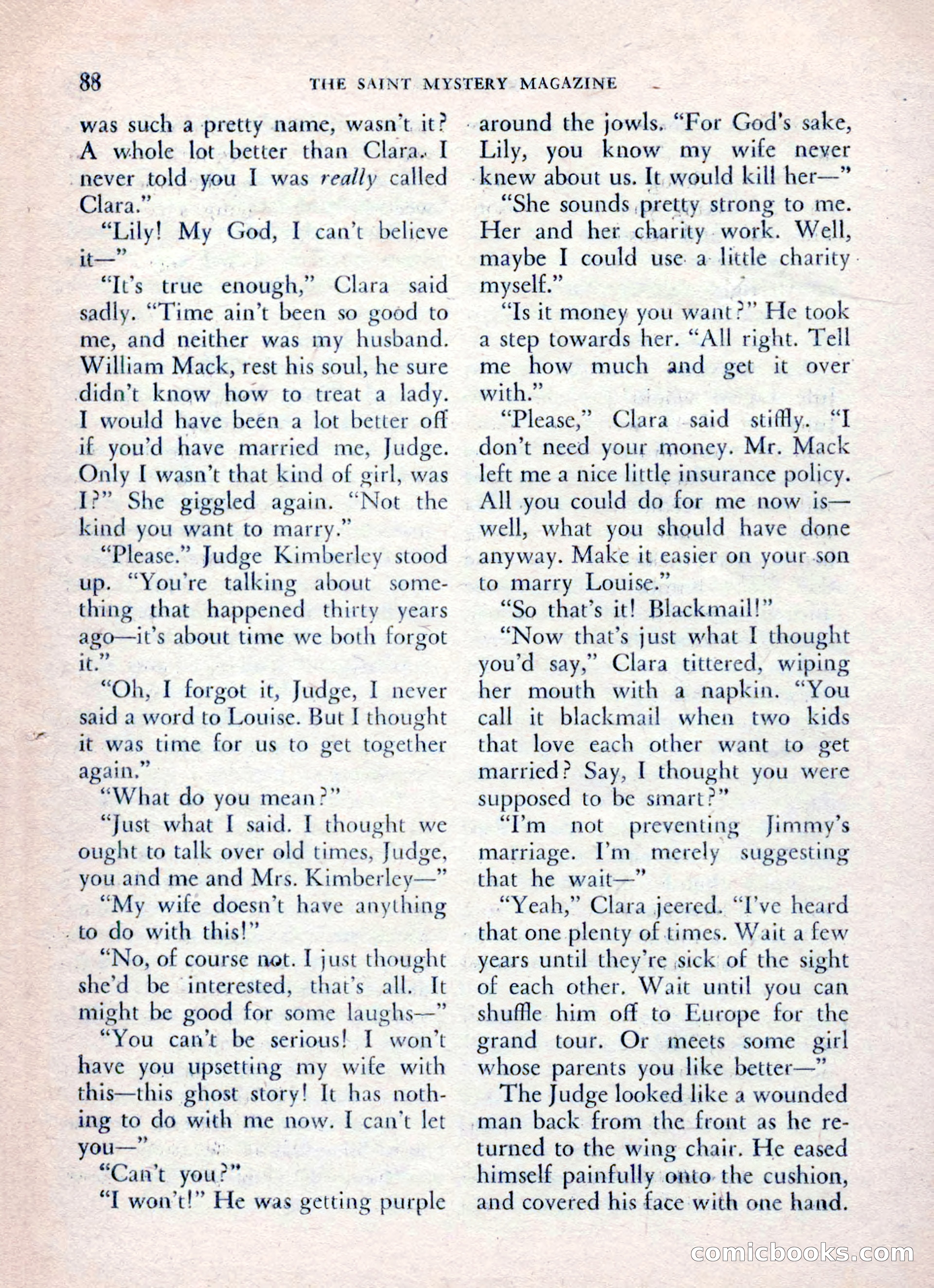 The Saint Mystery Magazine, August 1962 — page 90 of 132