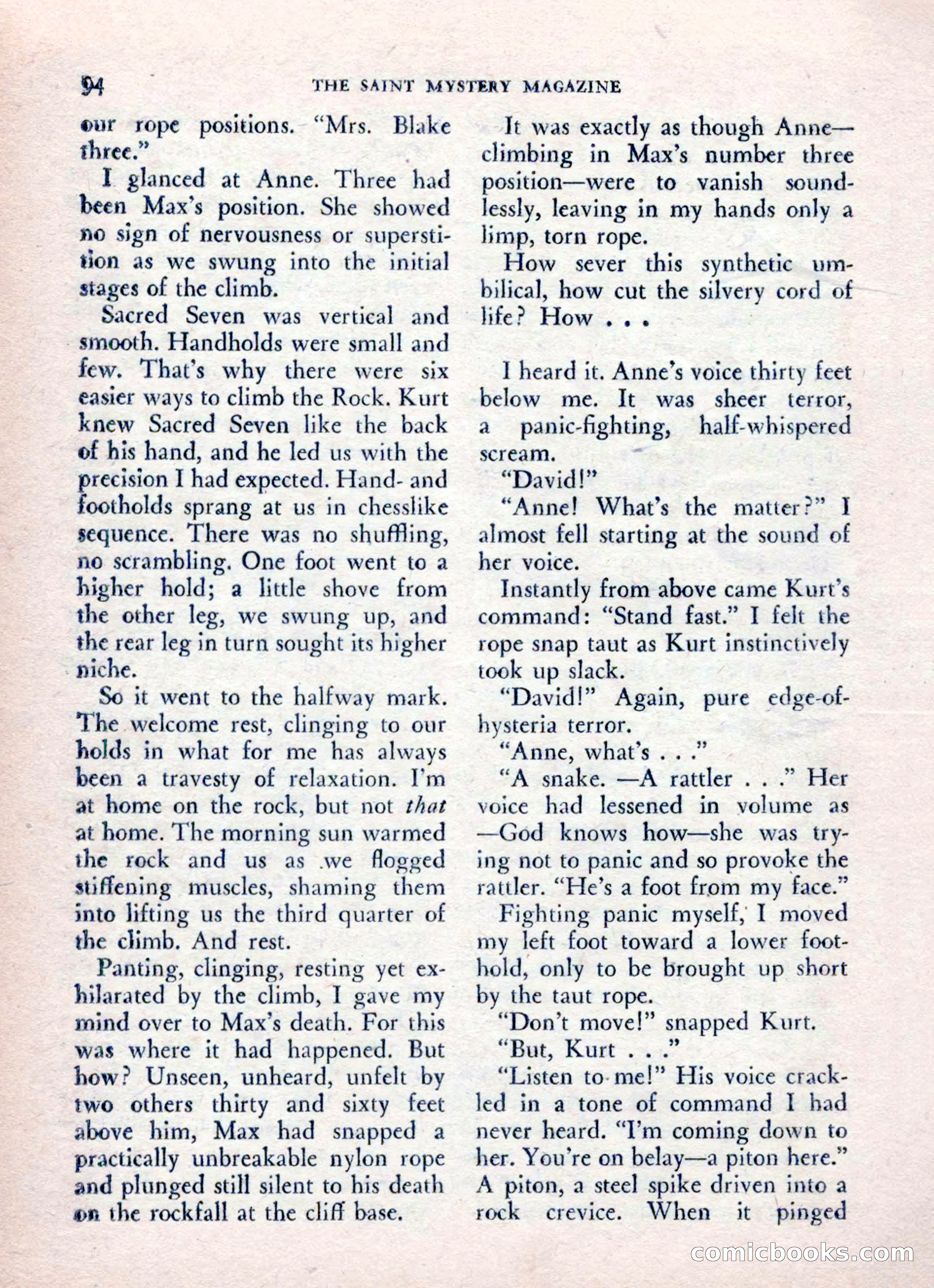 The Saint Mystery Magazine, August 1962 — page 96 of 132