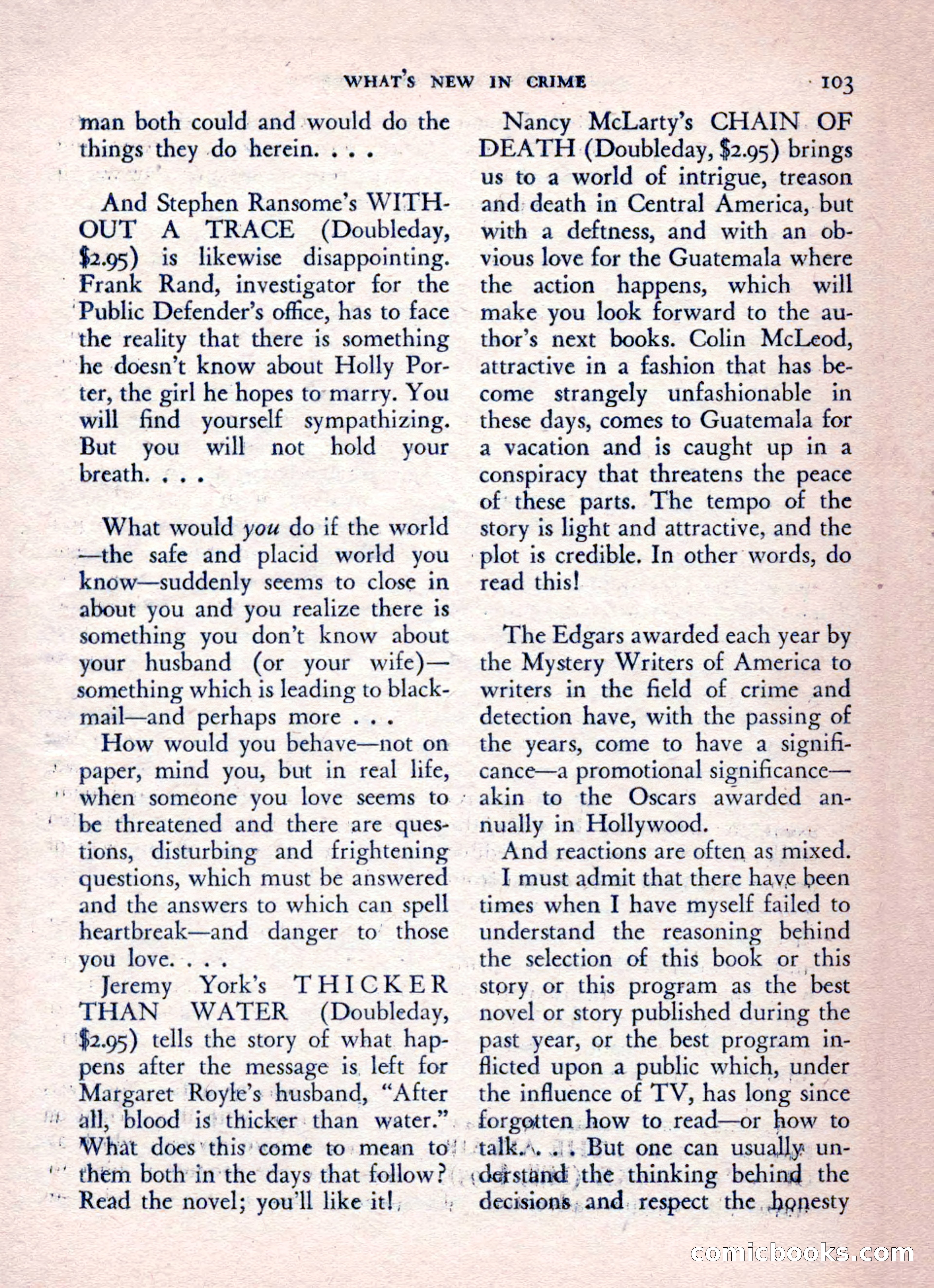 The Saint Mystery Magazine, August 1962 — page 105 of 132