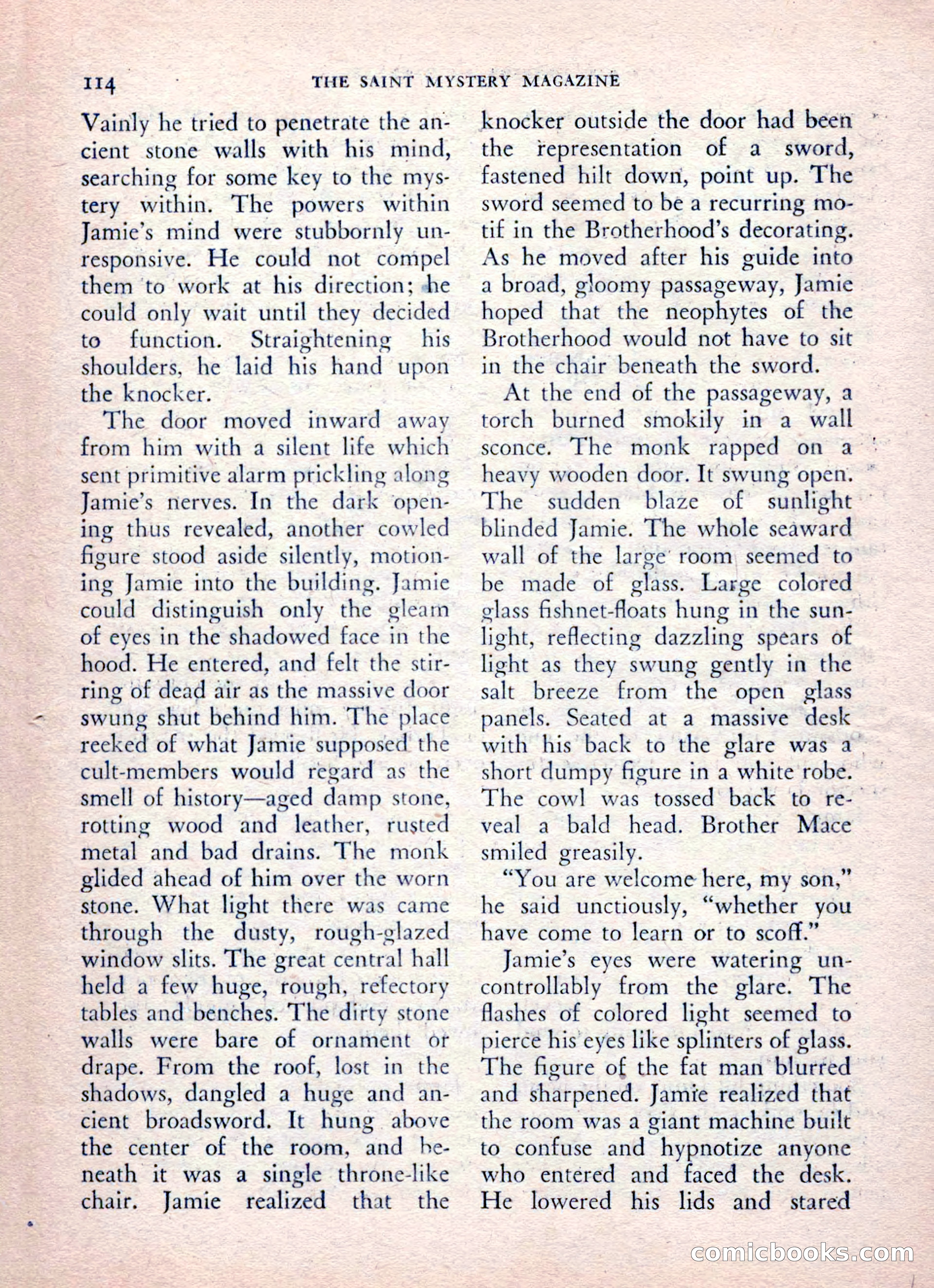 The Saint Mystery Magazine, August 1962 — page 116 of 132