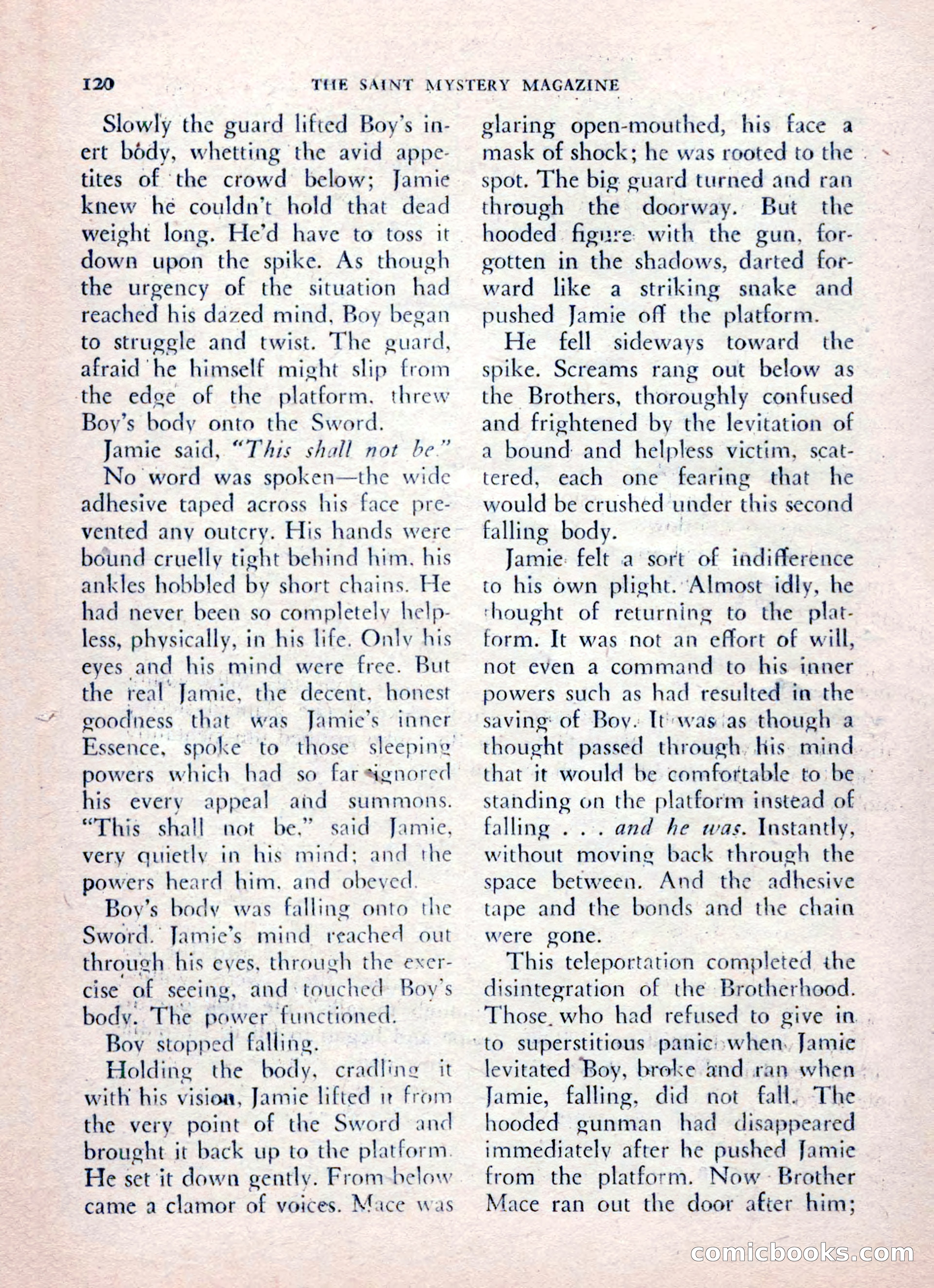 The Saint Mystery Magazine, August 1962 — page 122 of 132