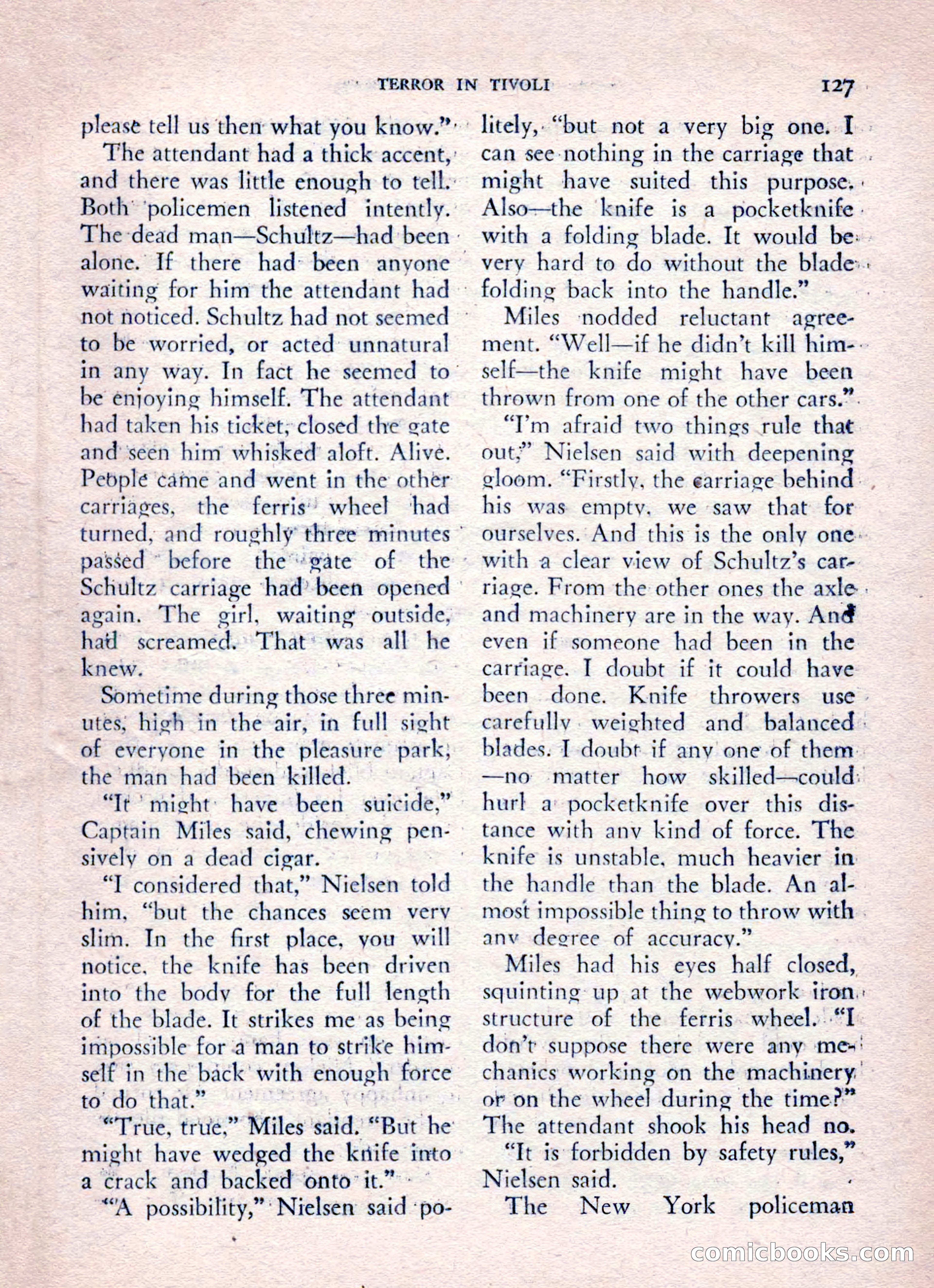 The Saint Mystery Magazine, August 1962 — page 129 of 132