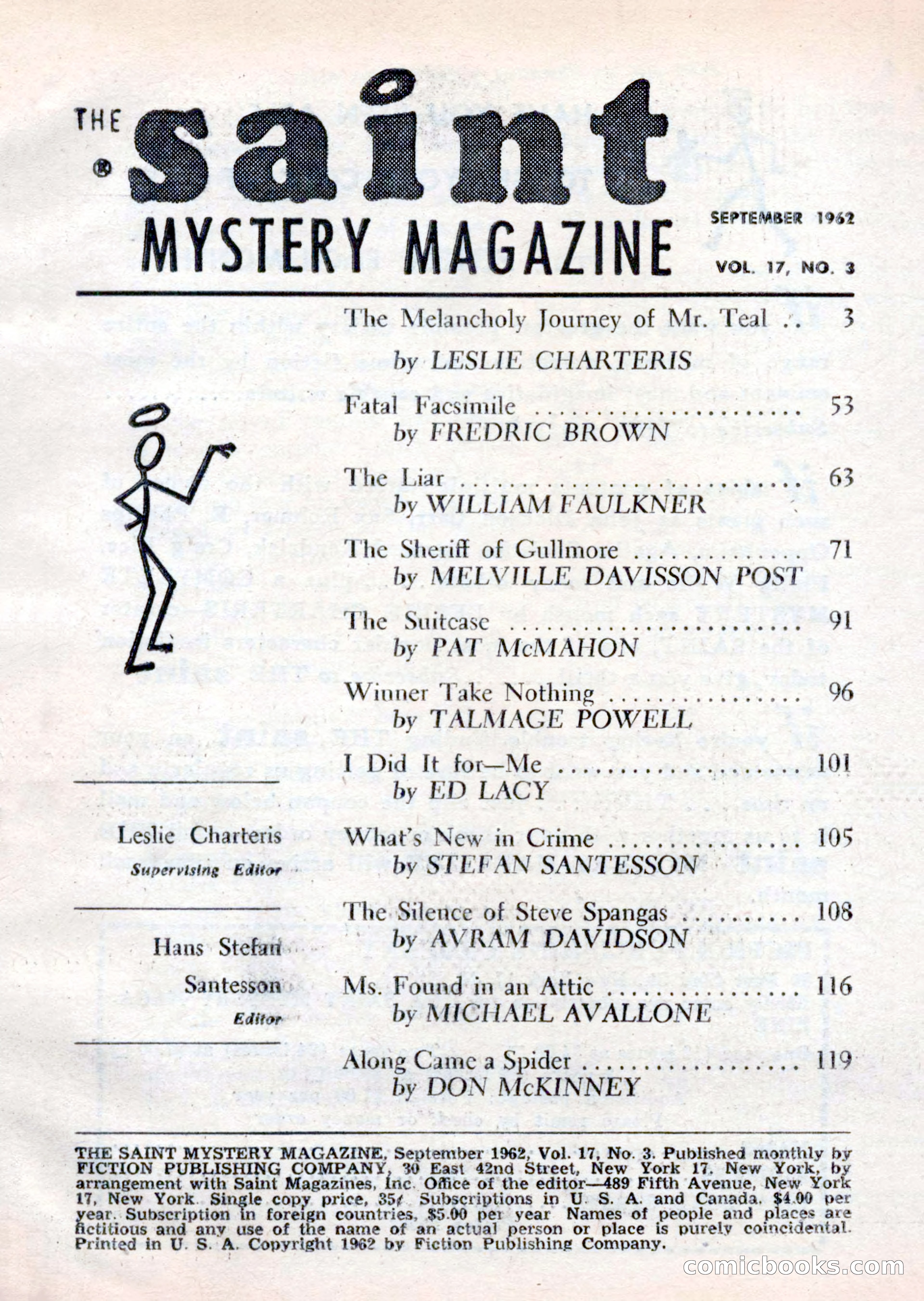 The Saint Mystery Magazine — page 3 of 132