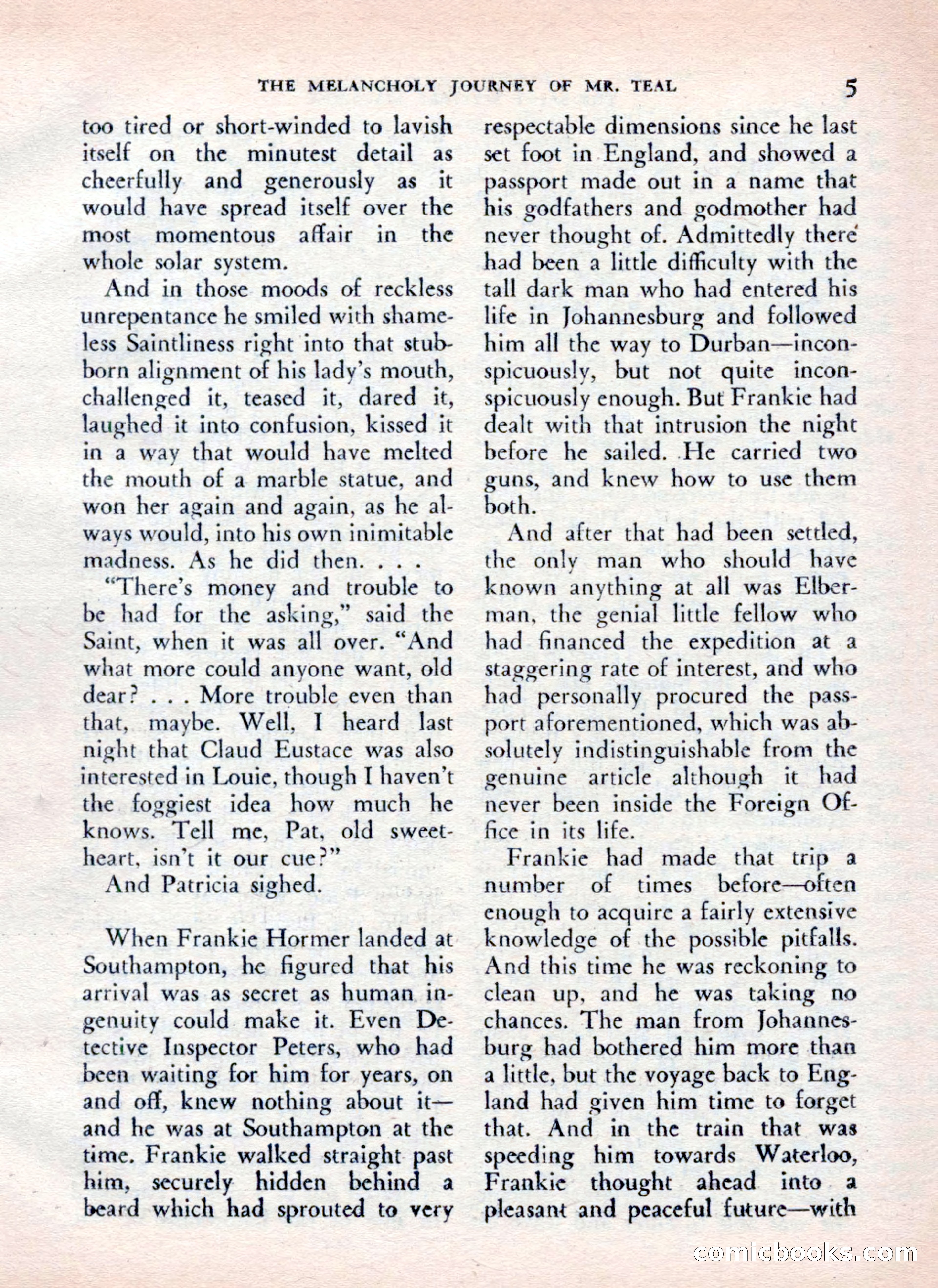 The Saint Mystery Magazine — page 7 of 132