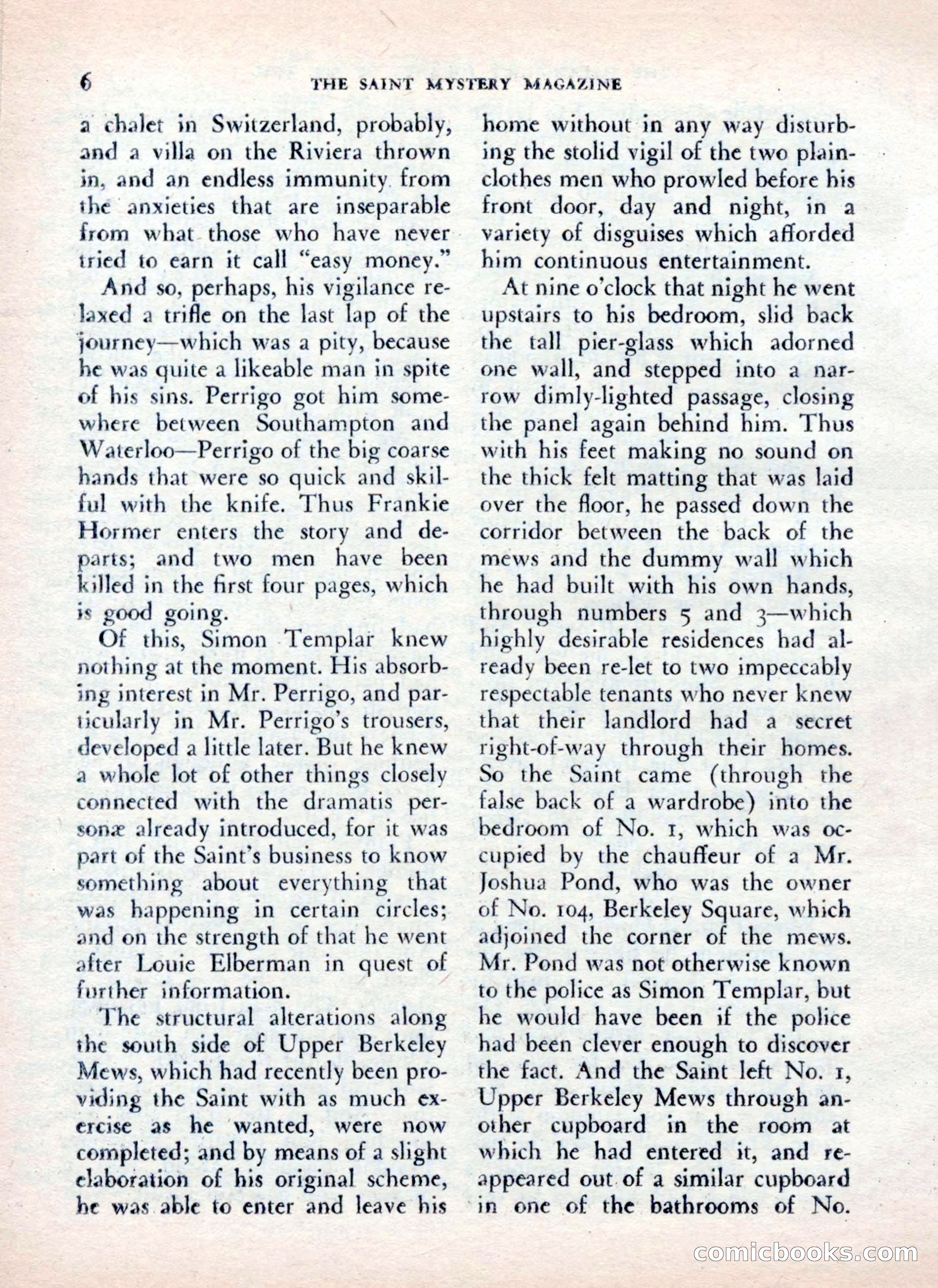 The Saint Mystery Magazine — page 8 of 132