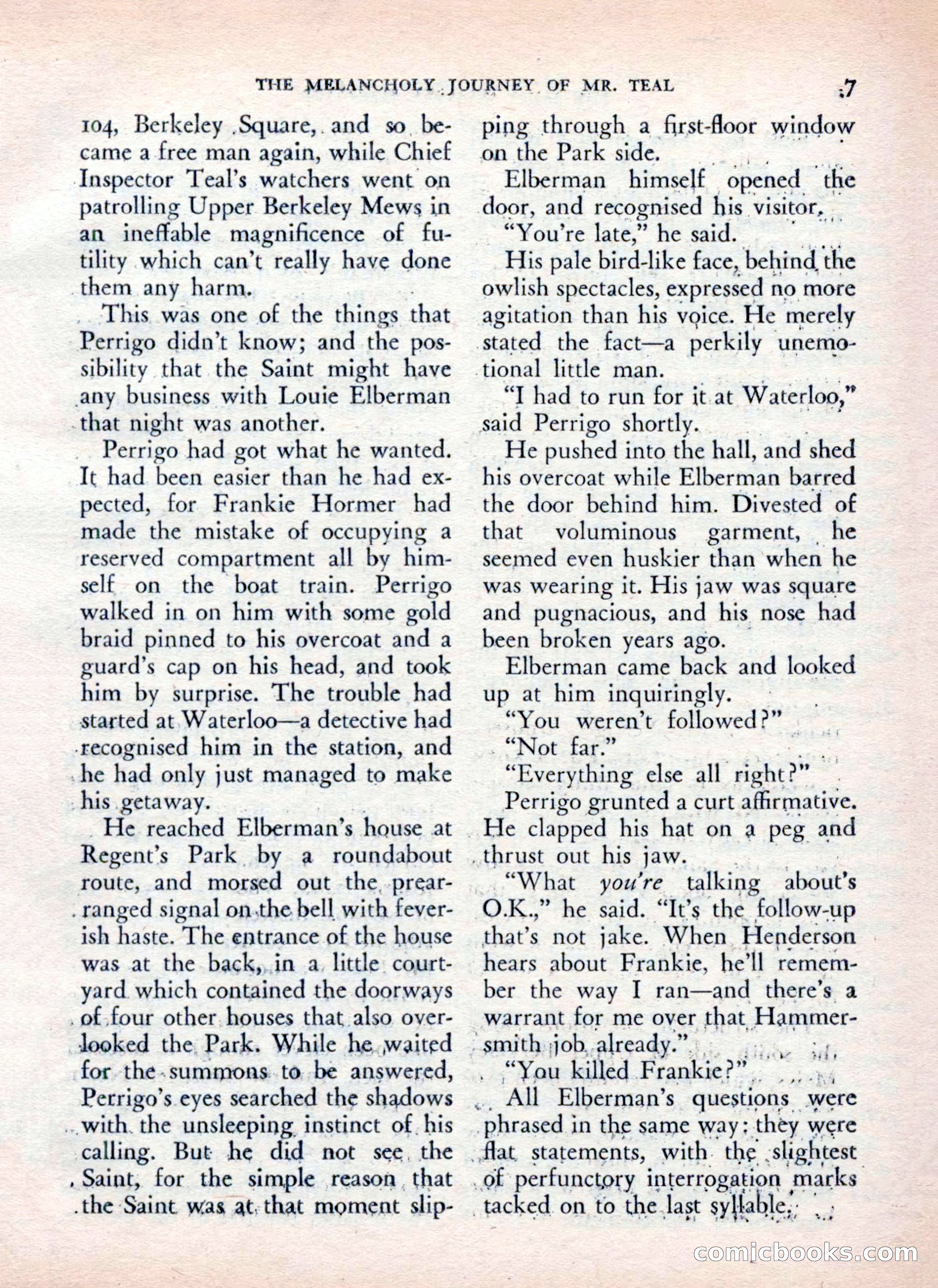 The Saint Mystery Magazine — page 9 of 132