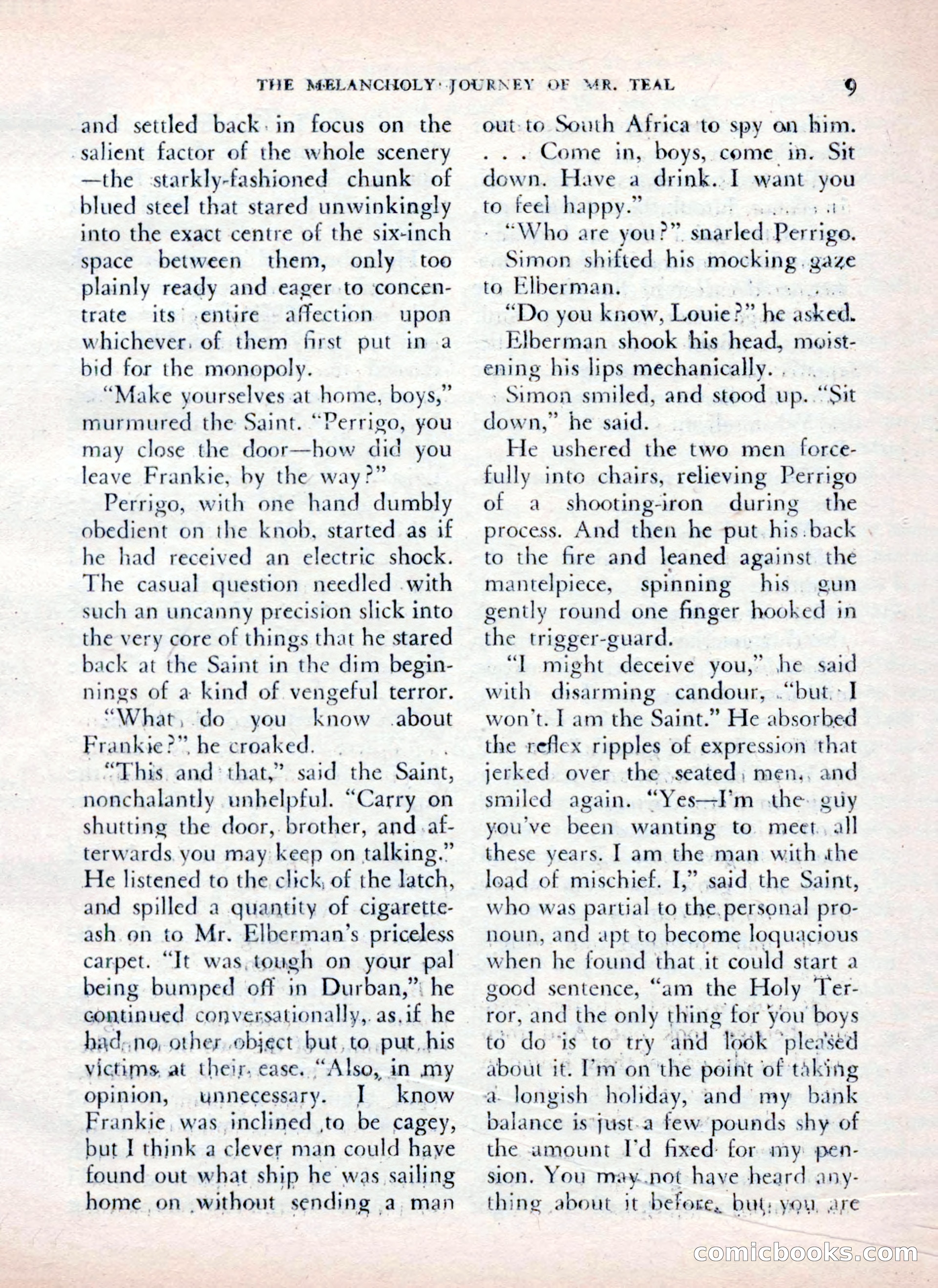 The Saint Mystery Magazine — page 11 of 132