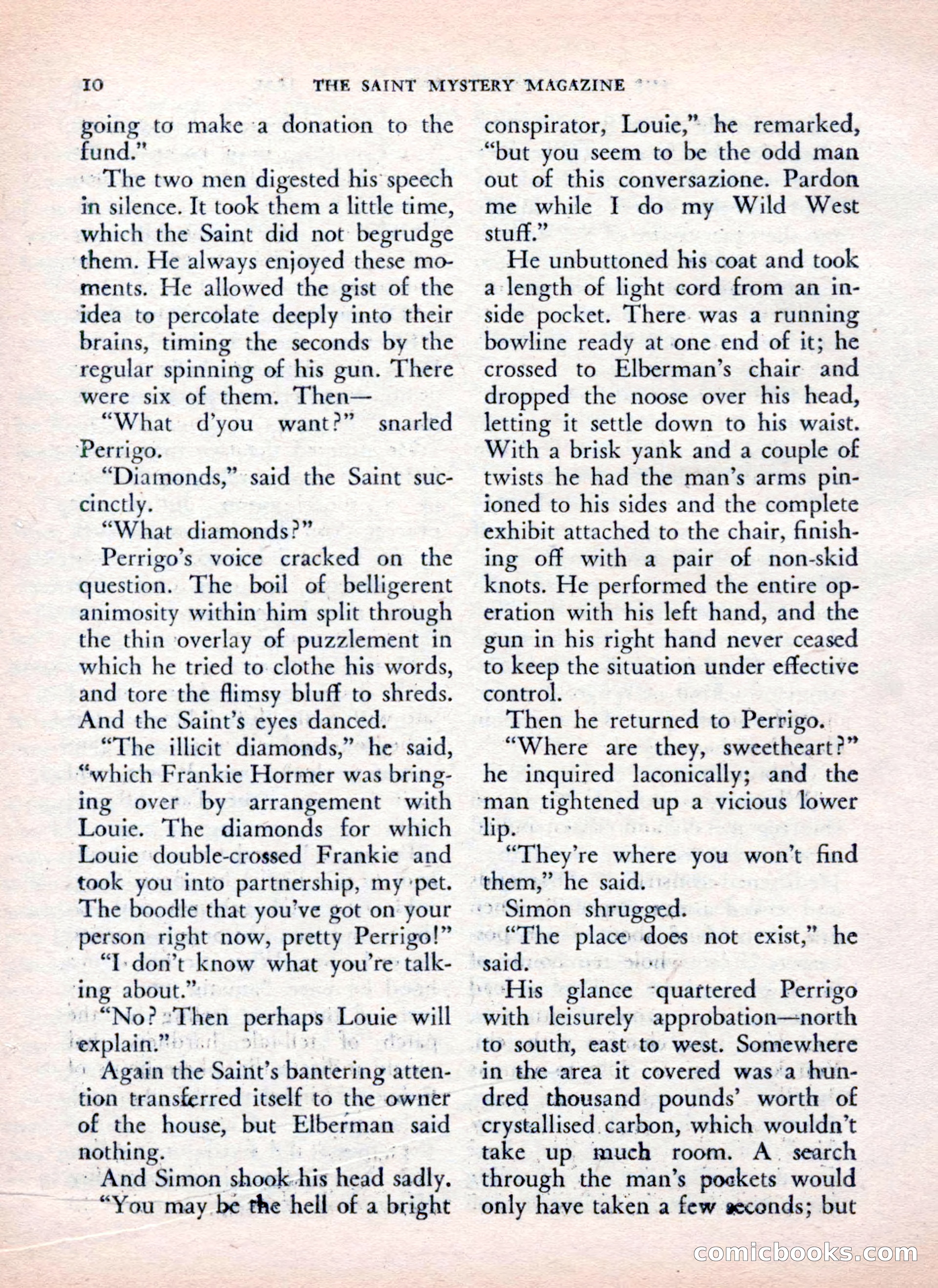 The Saint Mystery Magazine — page 12 of 132