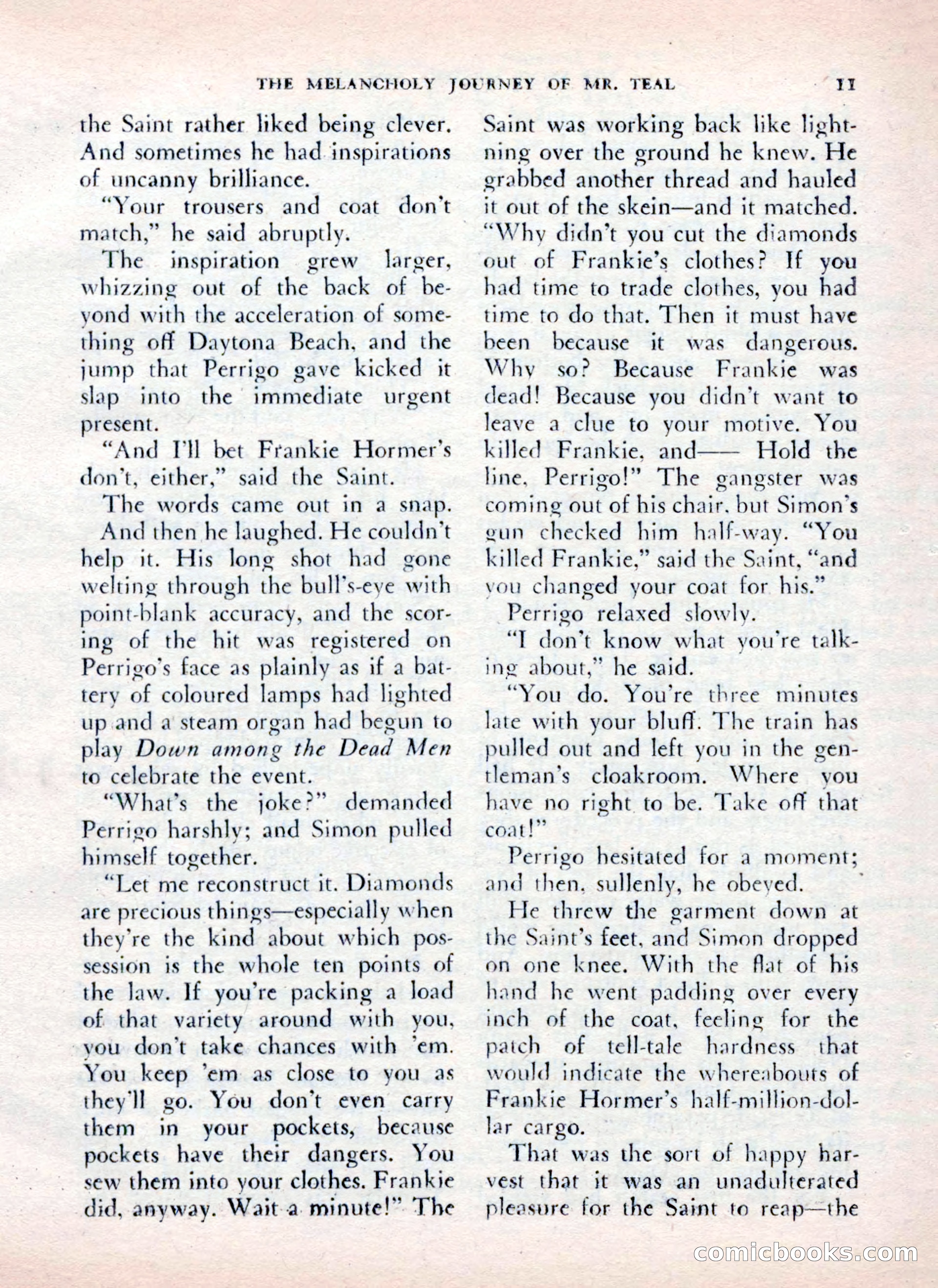 The Saint Mystery Magazine — page 13 of 132