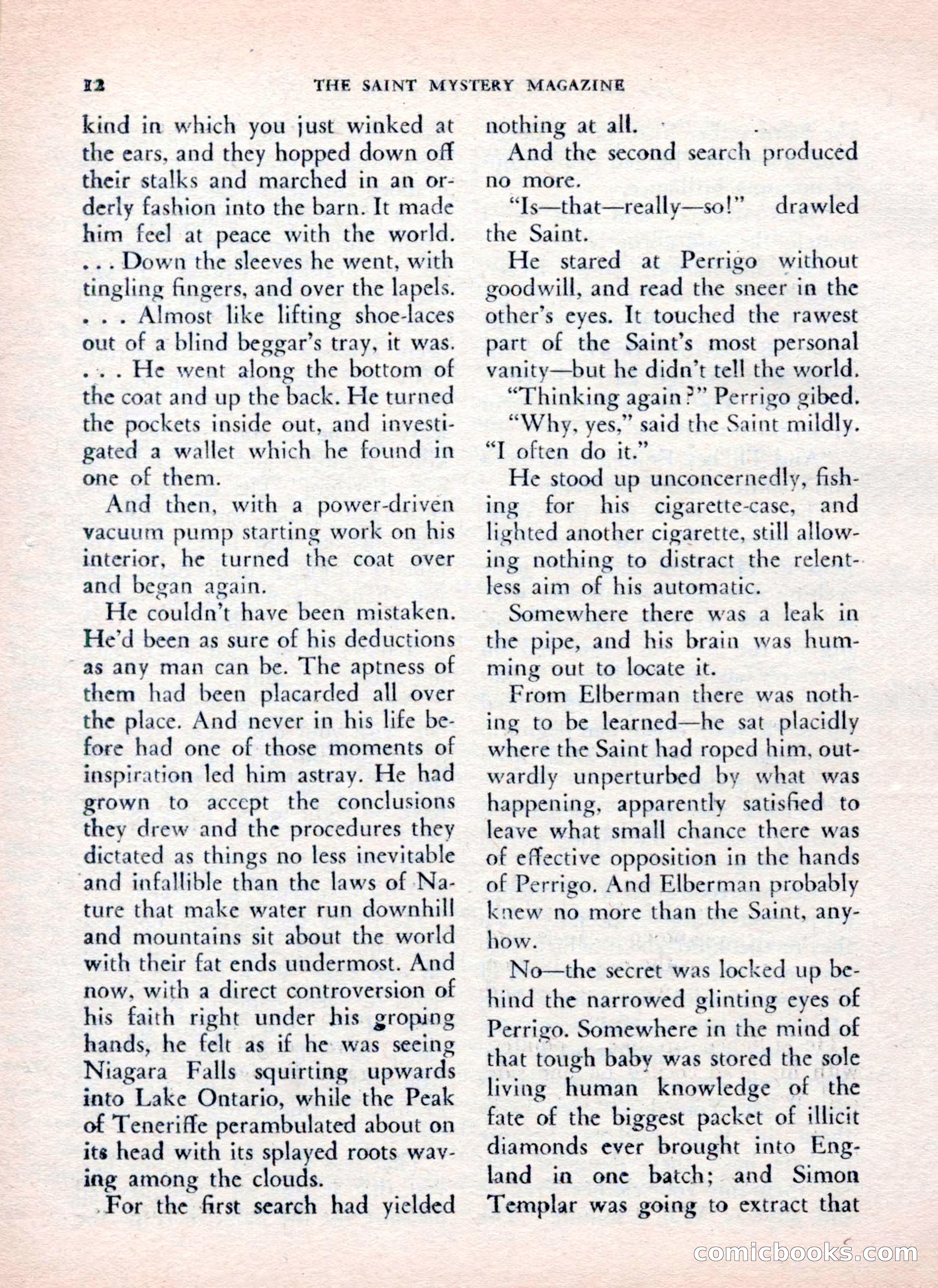 The Saint Mystery Magazine — page 14 of 132