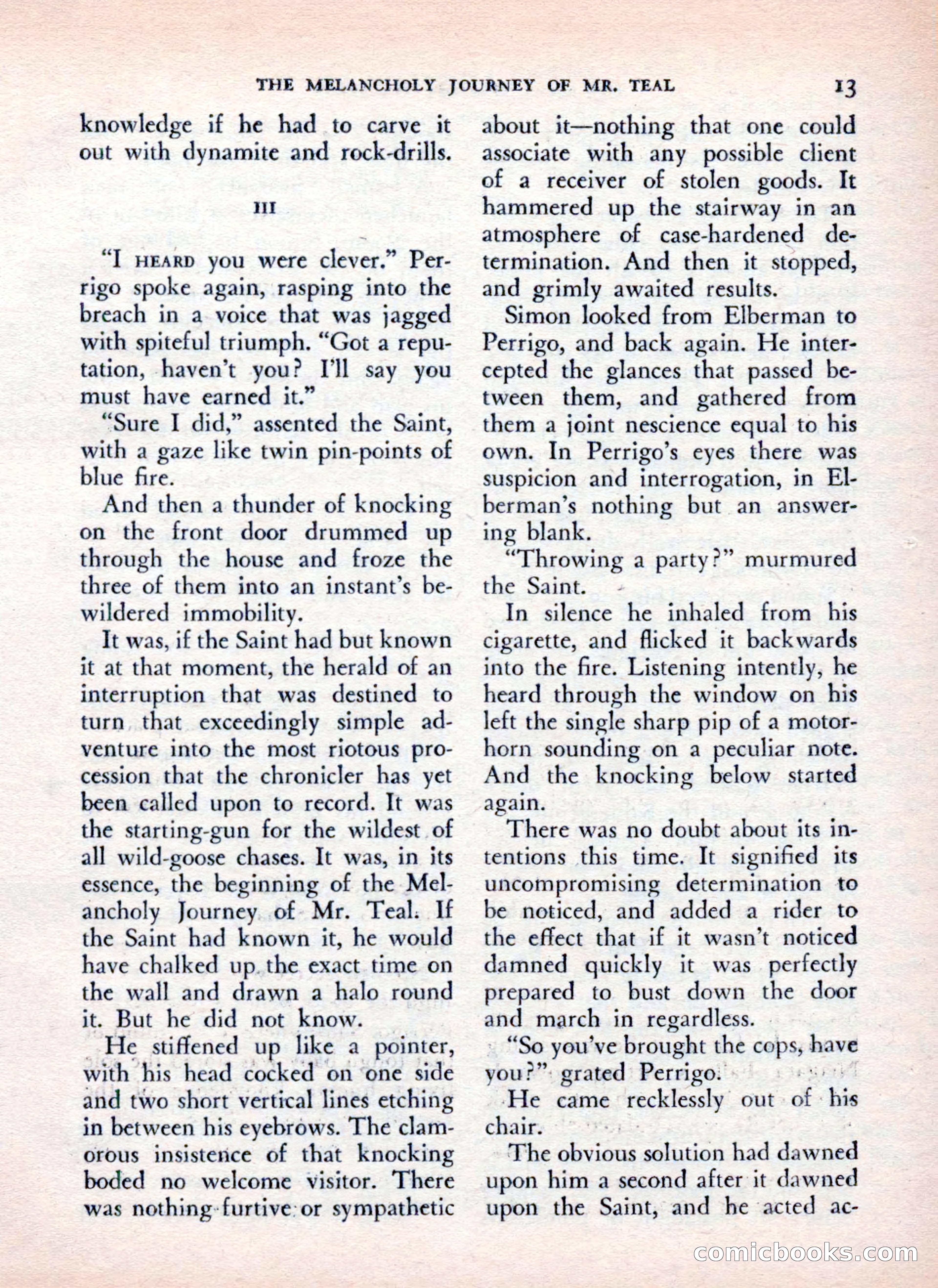 The Saint Mystery Magazine — page 15 of 132